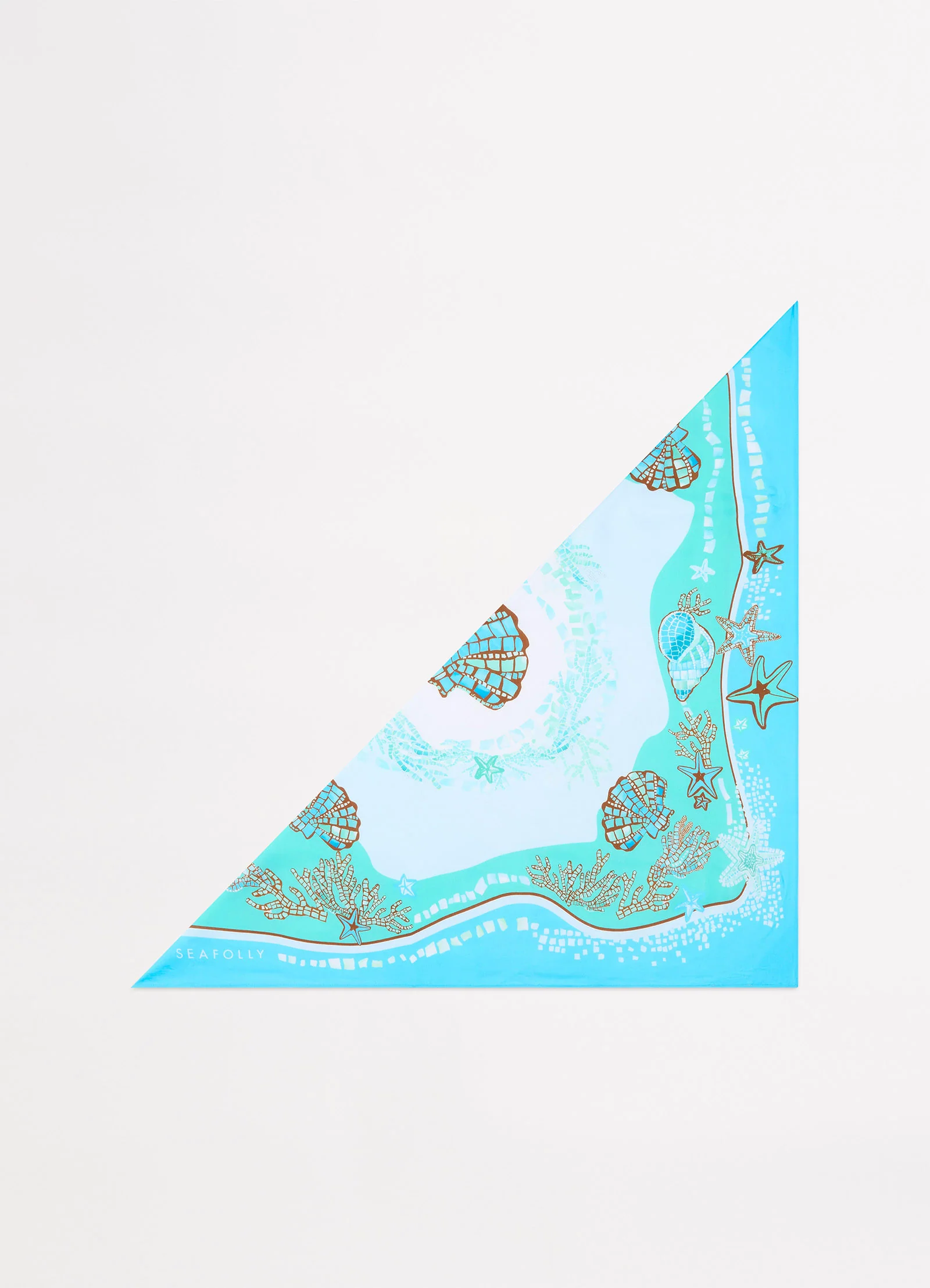 La Mer Scarf - Aquatic Blue - Image 3