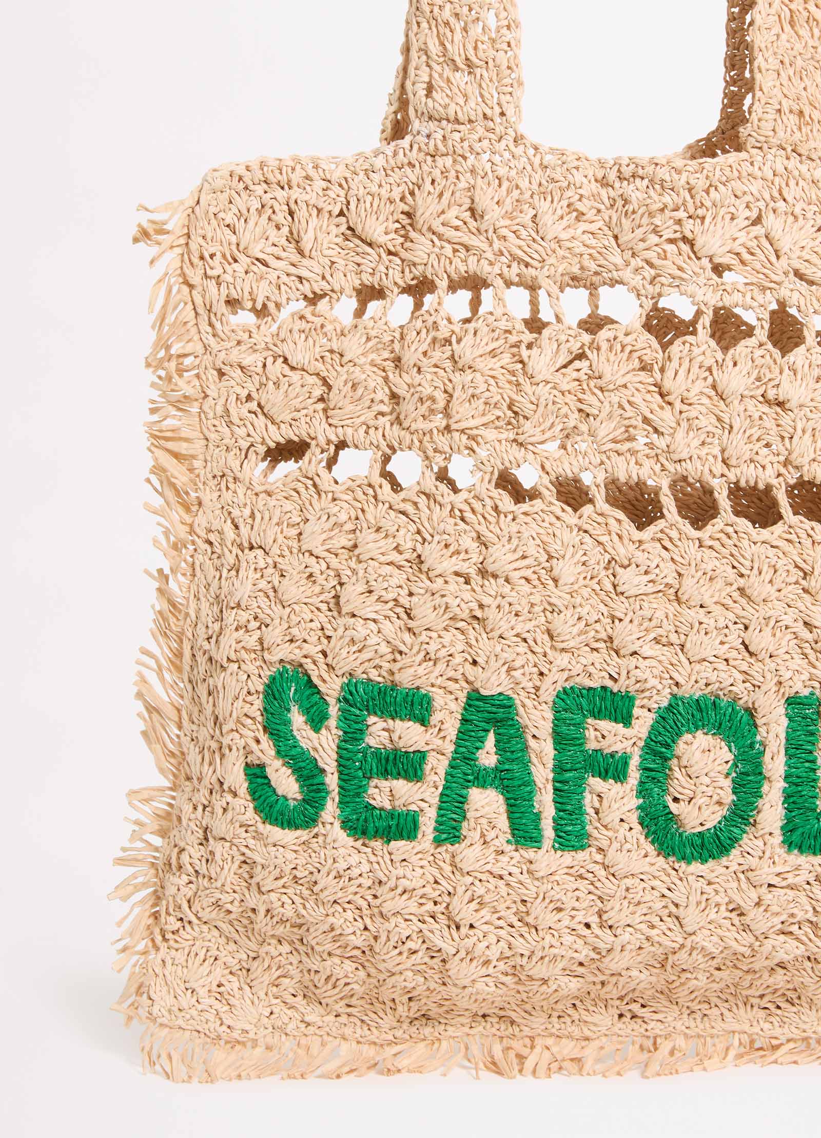 Logo Woven Tote - Natural - Image 3