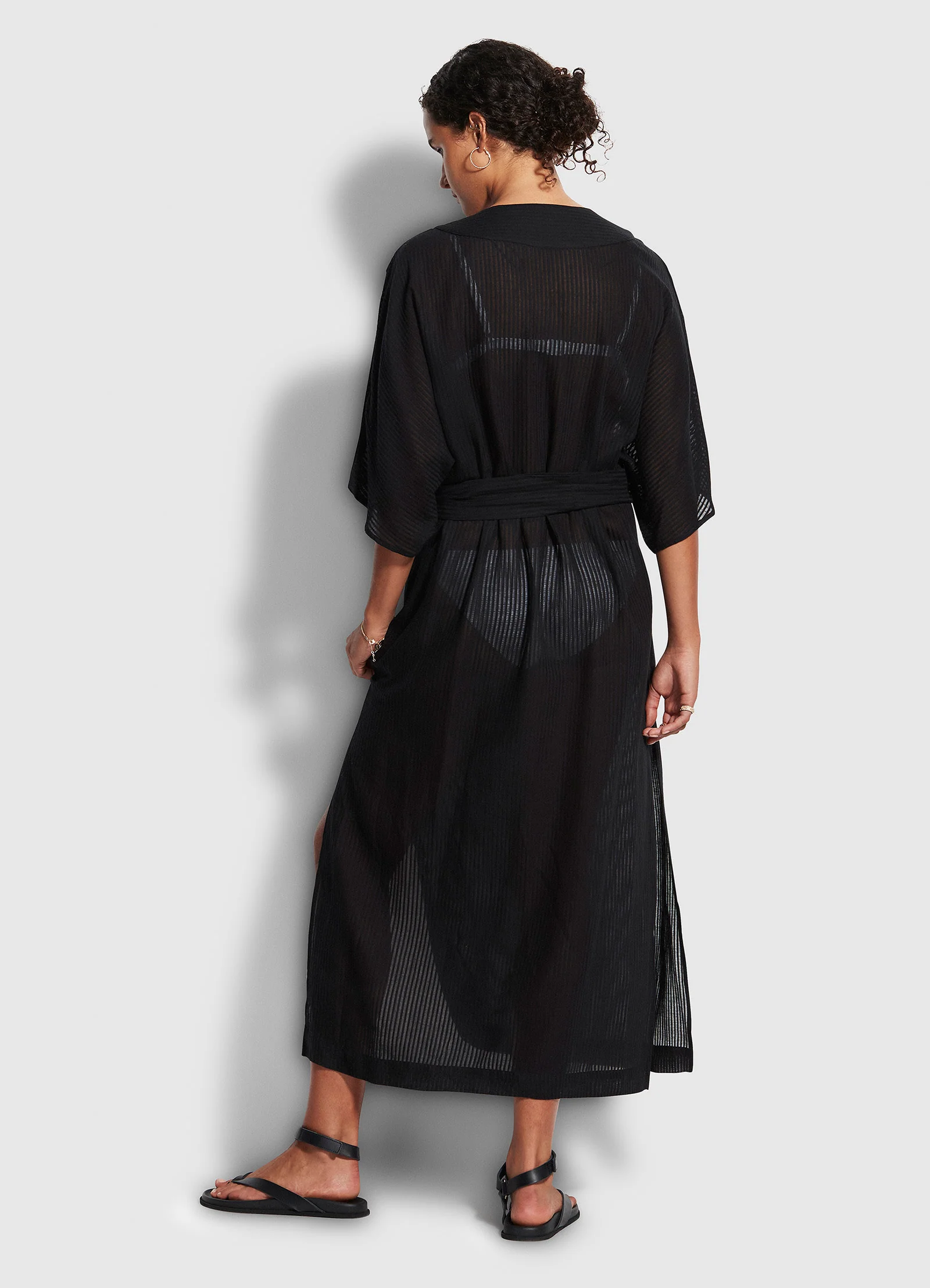 Longshore Kaftan   - Black - Image 3