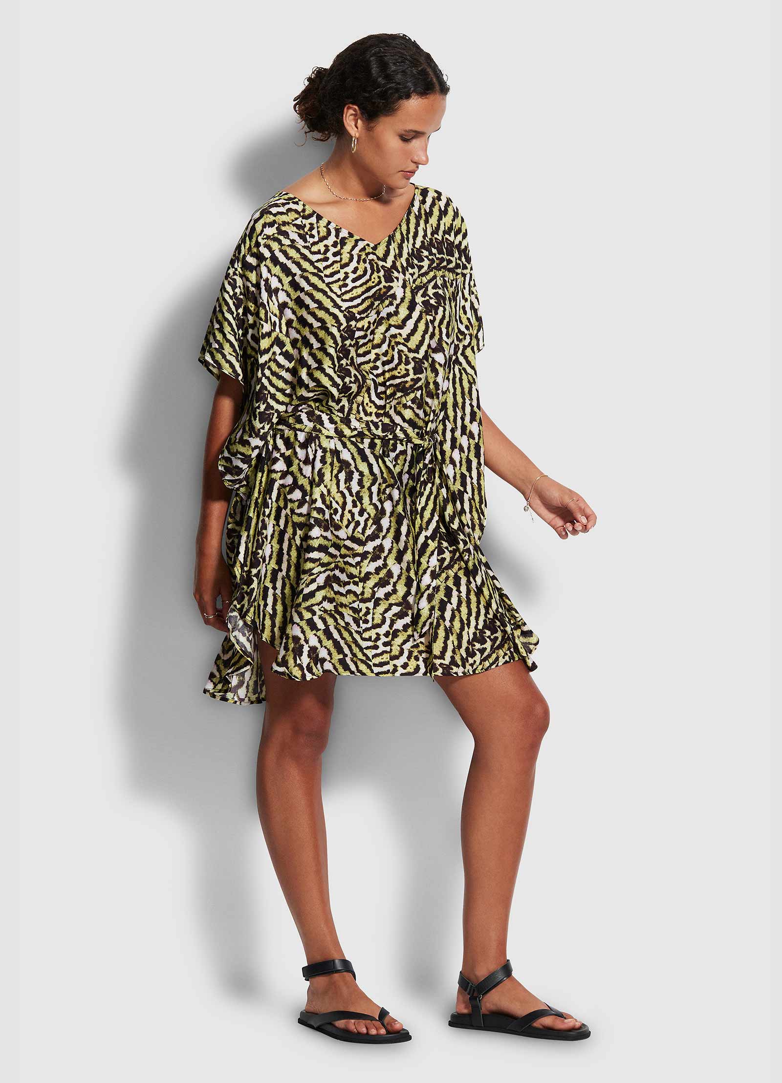 Mandalay Kaftan - Olive Oil - Image 5