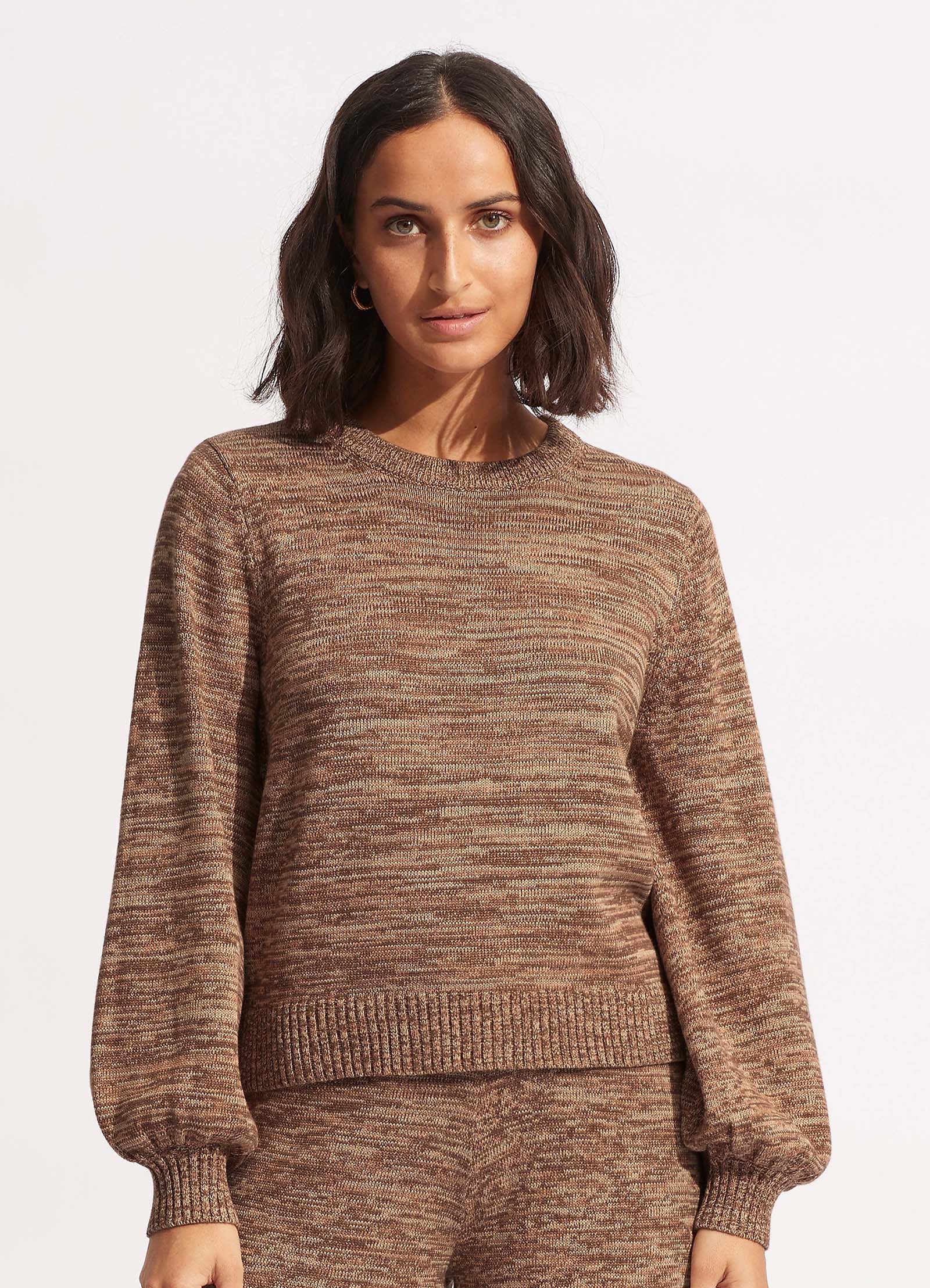 Maple Knit Jumper - Sepia - Image 3