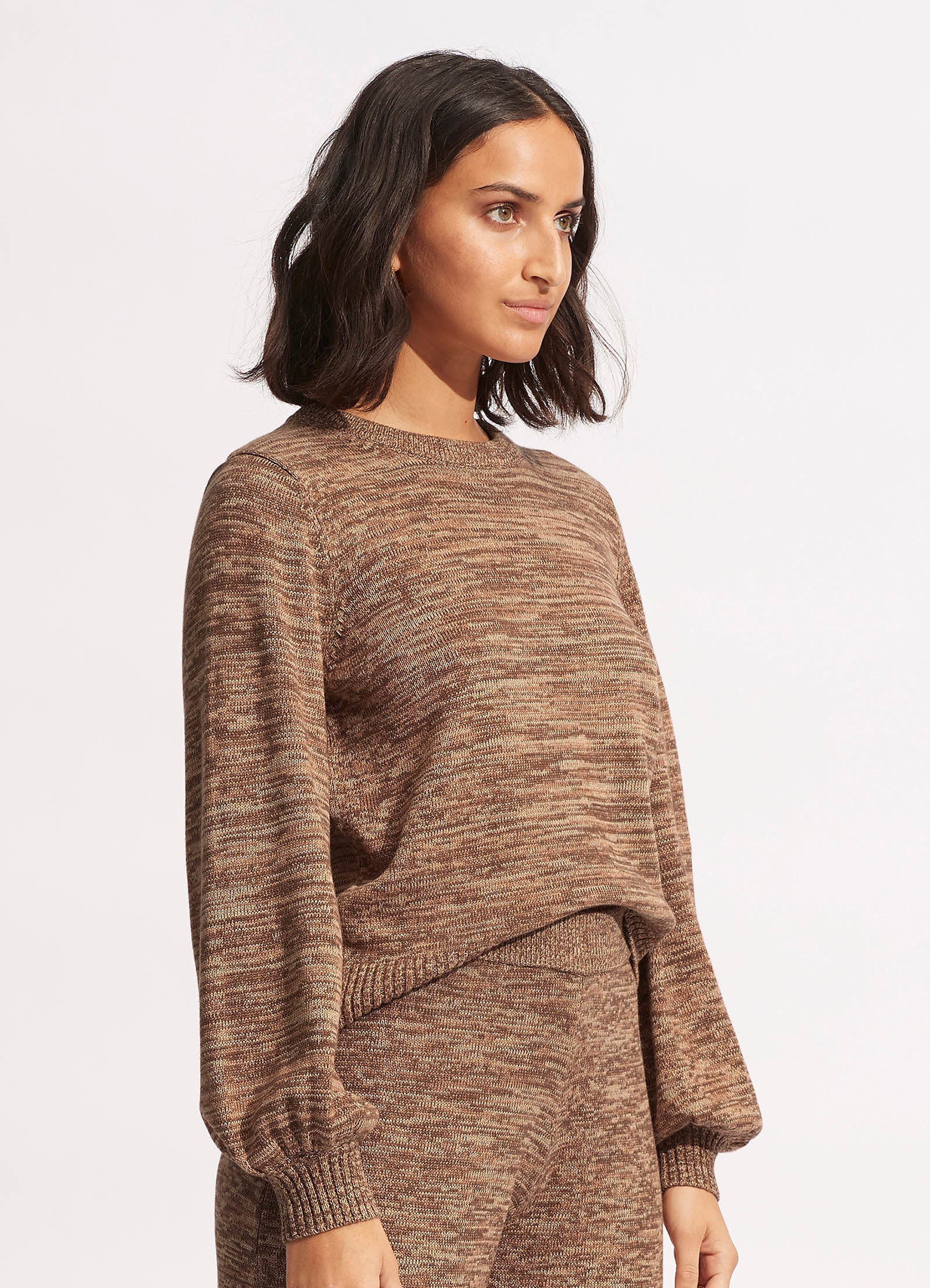 Maple Knit Jumper - Sepia - Image 4