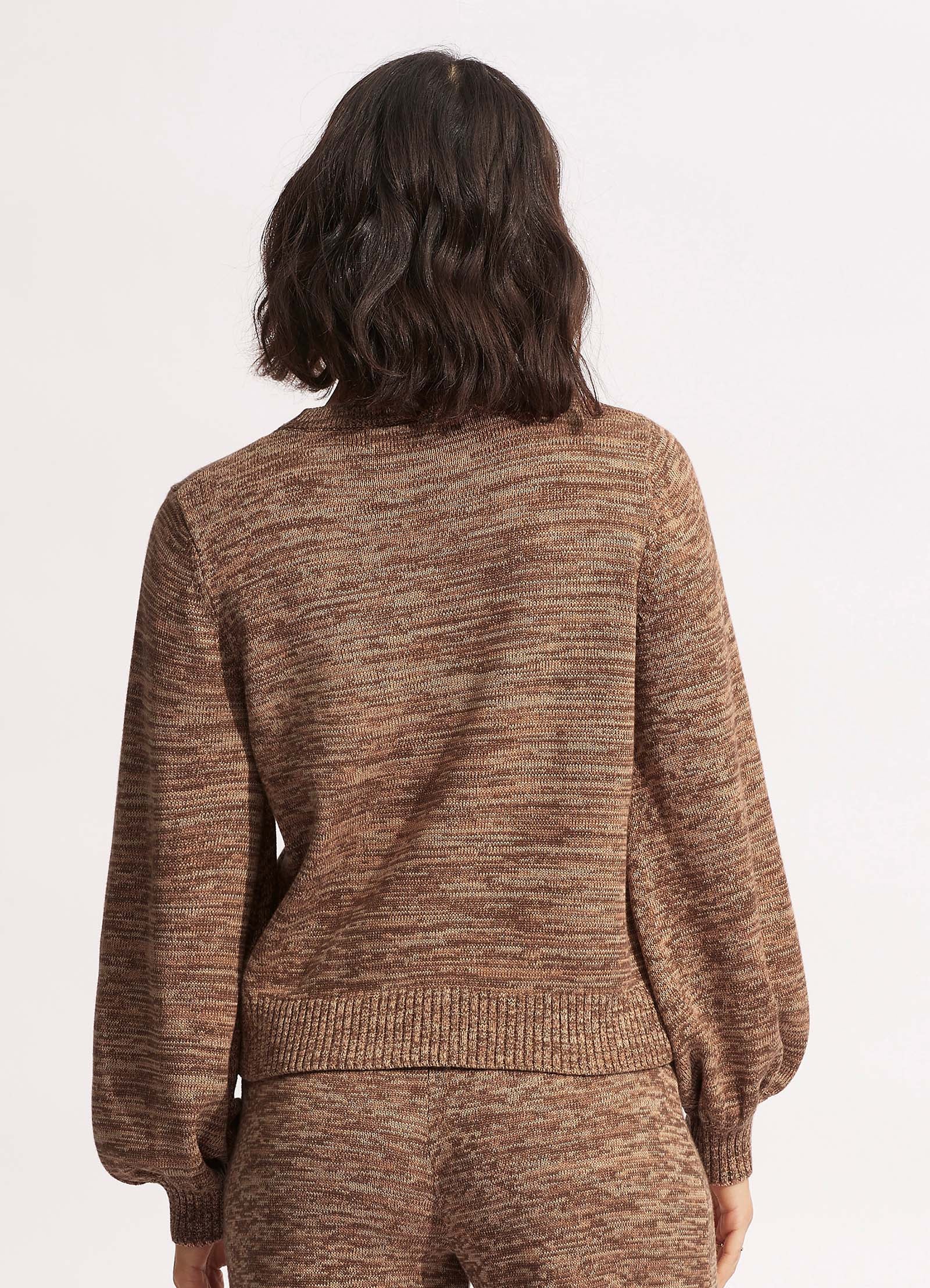 Maple Knit Jumper - Sepia - Image 5