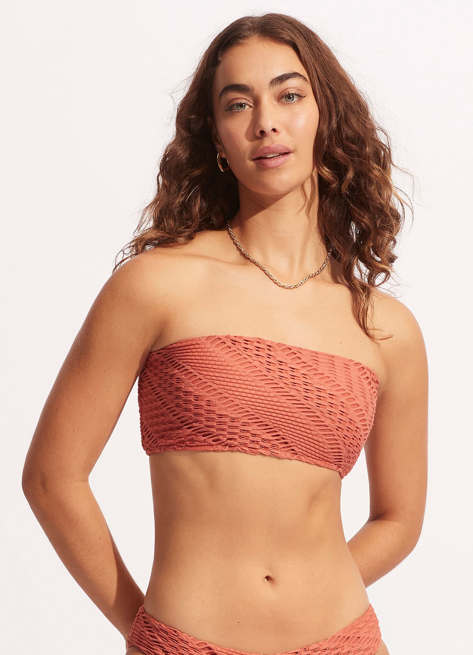 Marrakesh Tube Top - Cinnamon - Image 2