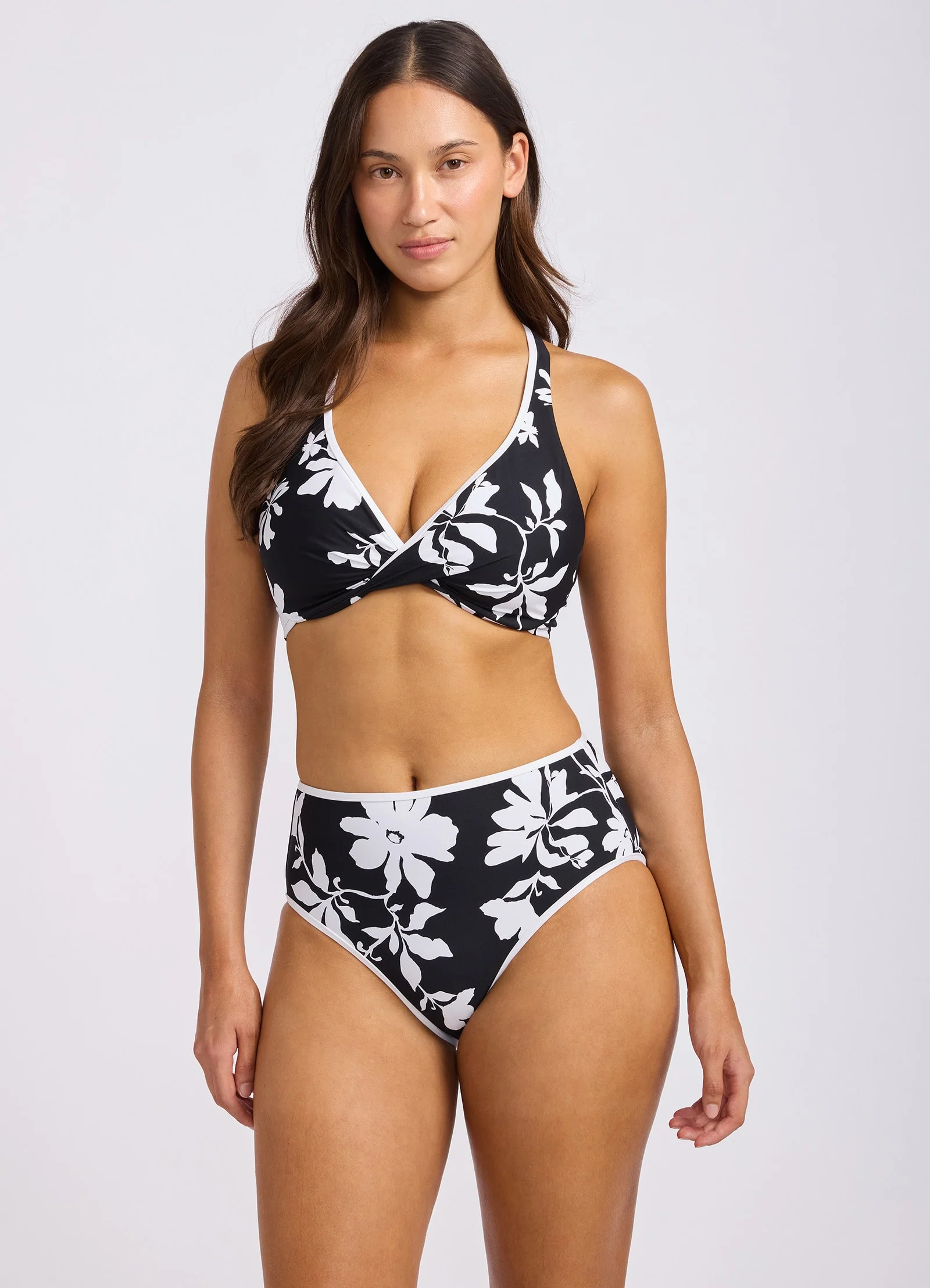 Mayflower Wrap Front F Cup Bikini Top