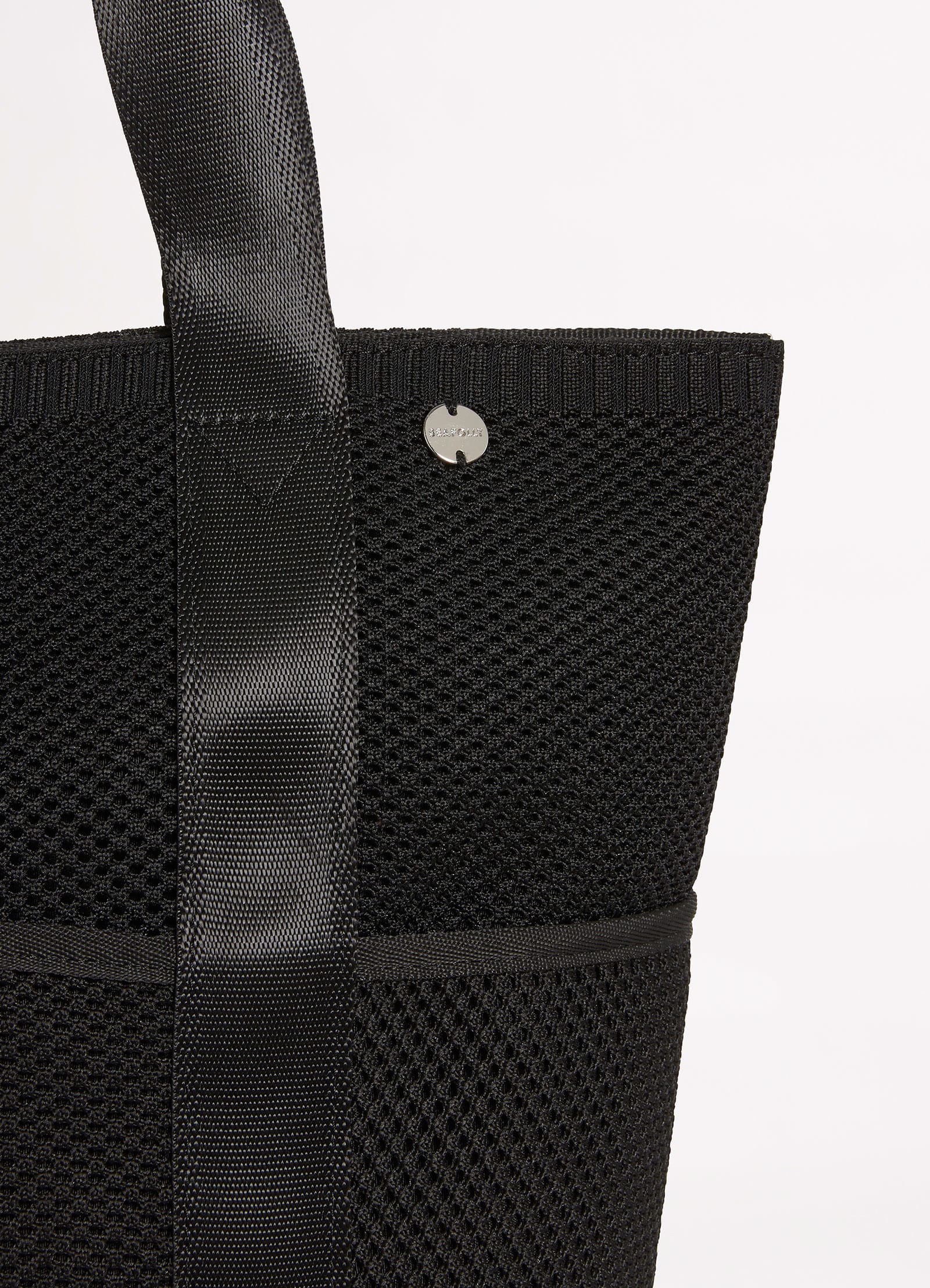 Mesh Carry All Tote - Black - Image 4