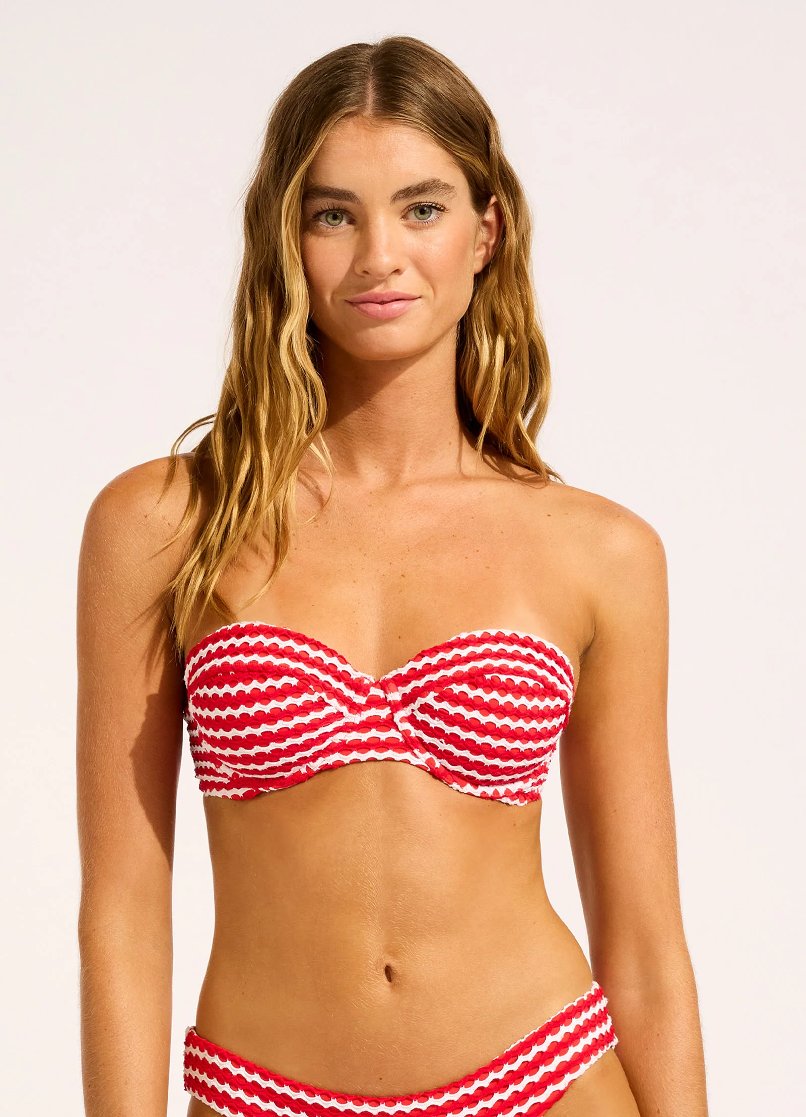 Mesh Effect Bustier Bikini Top - Image 5