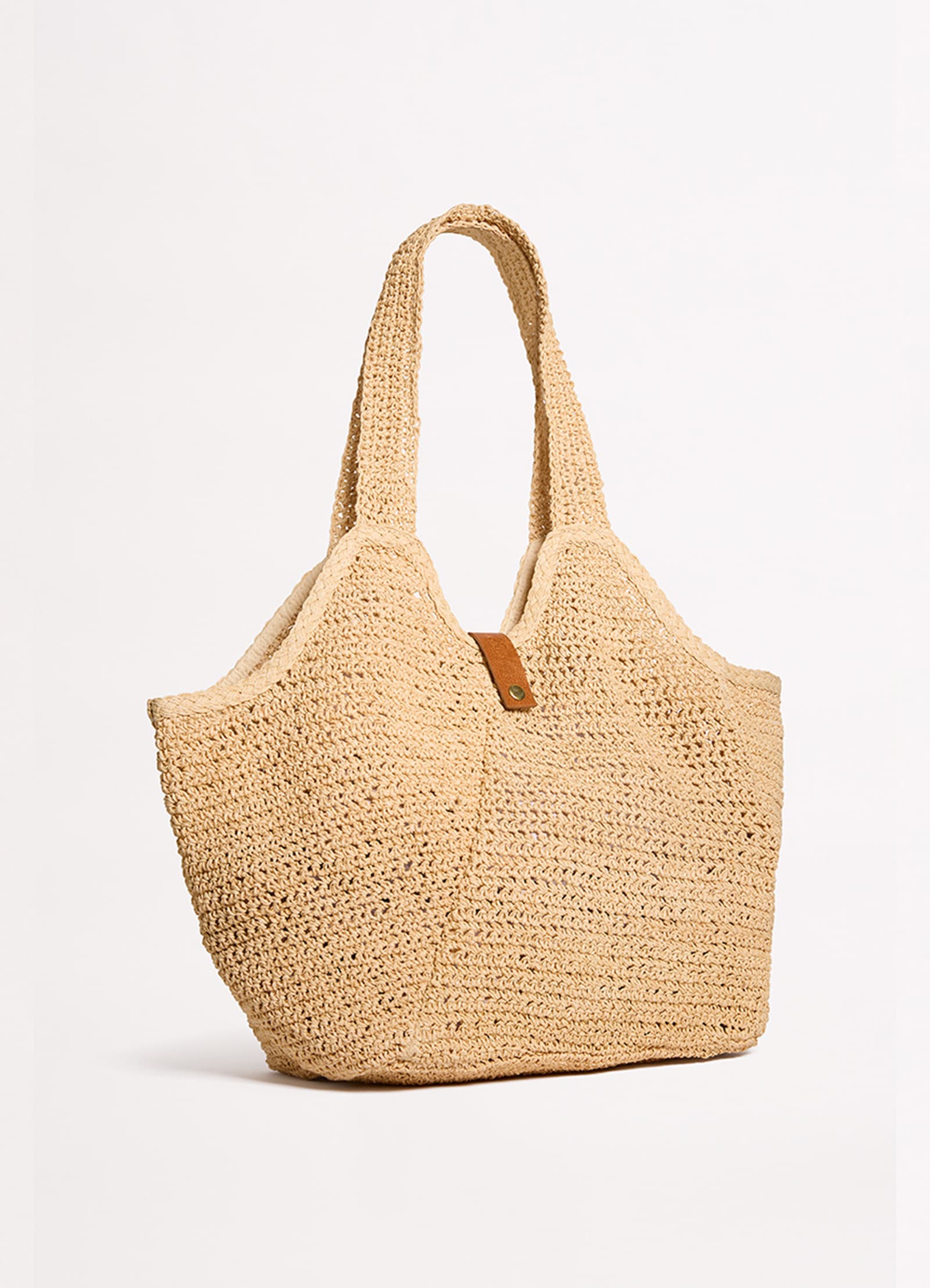 Mirage Woven Tote Bag - Natural - Image 4