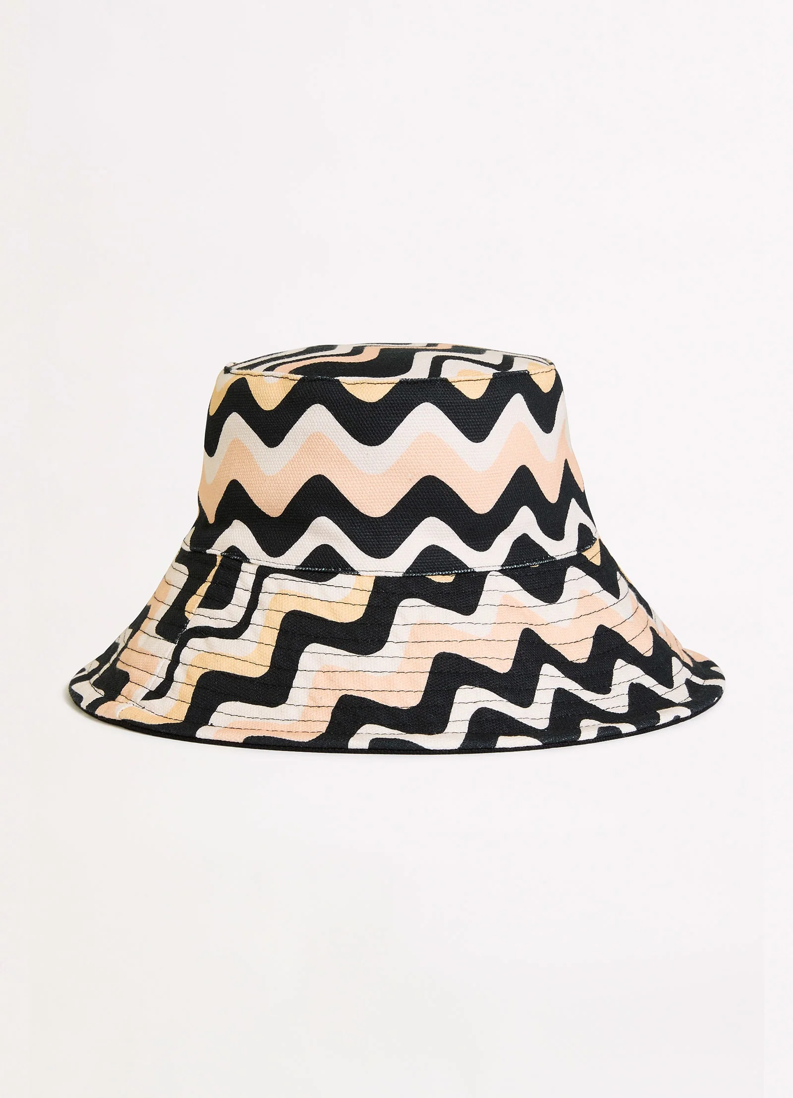Neue Wave Reversible Buckethat - Black - Image 2