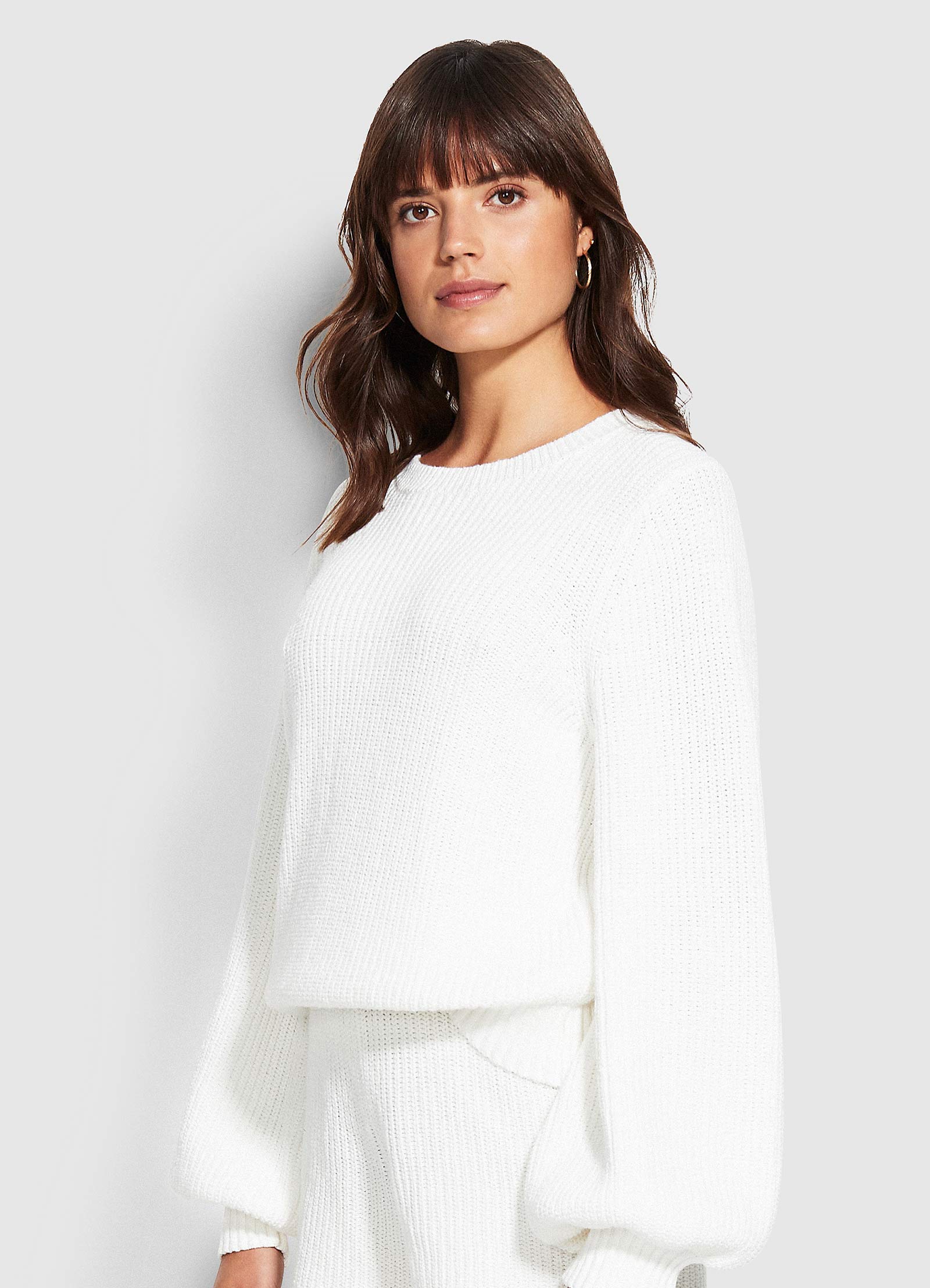 North Coast Chunky Knit - White - Image 3