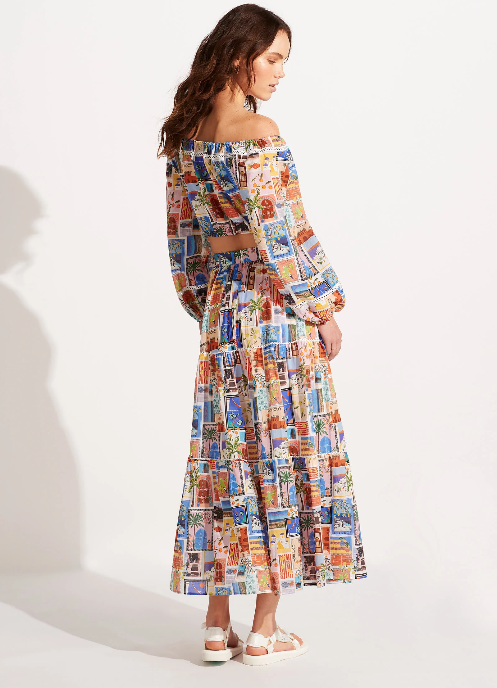 On Vacation Skirt - Azure - Image 4