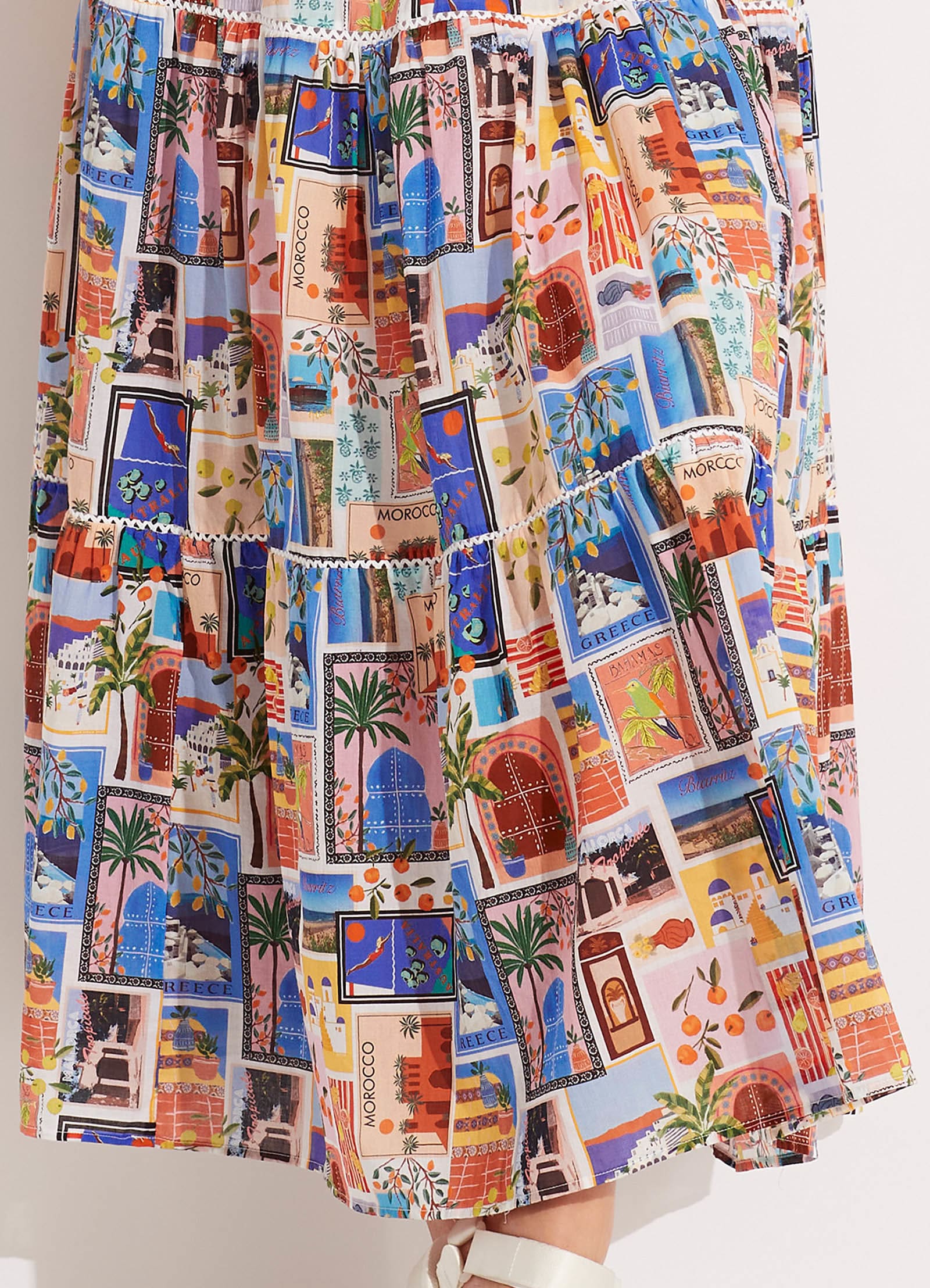 On Vacation Skirt - Azure - Image 5