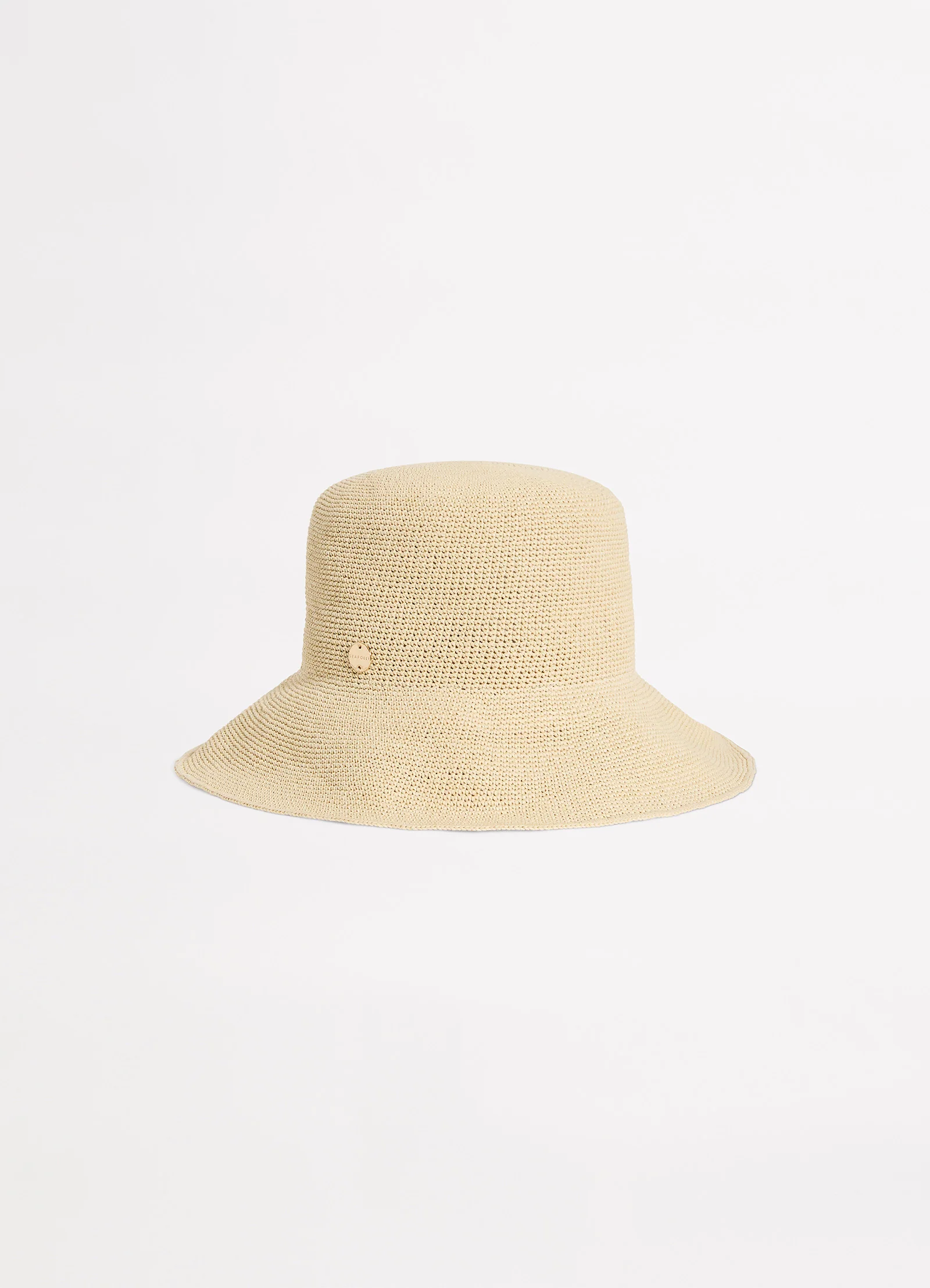 Packable Raffia Bucket Hat - Natural - Image 2