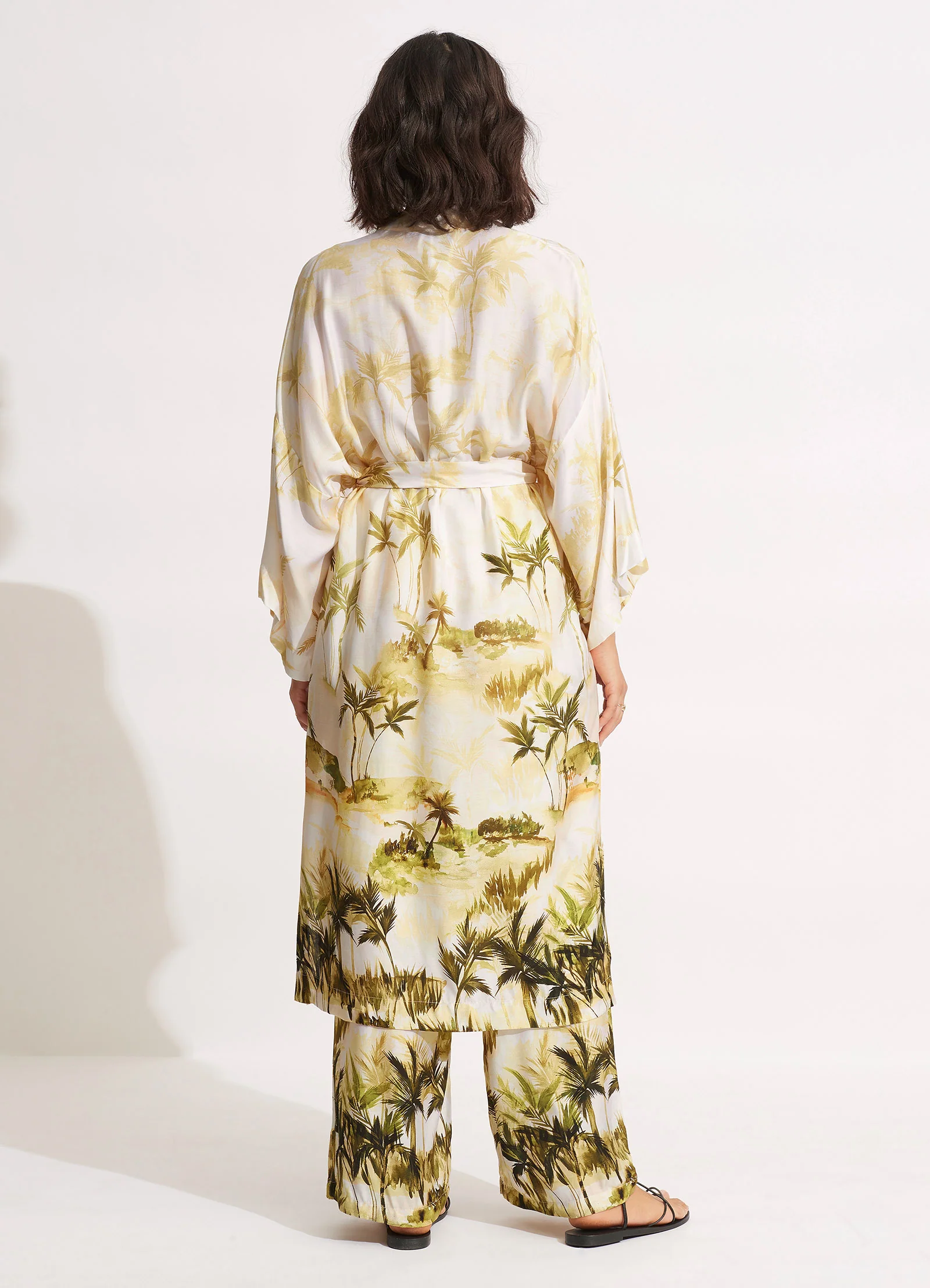 Palms Kimono - Olive - Image 5