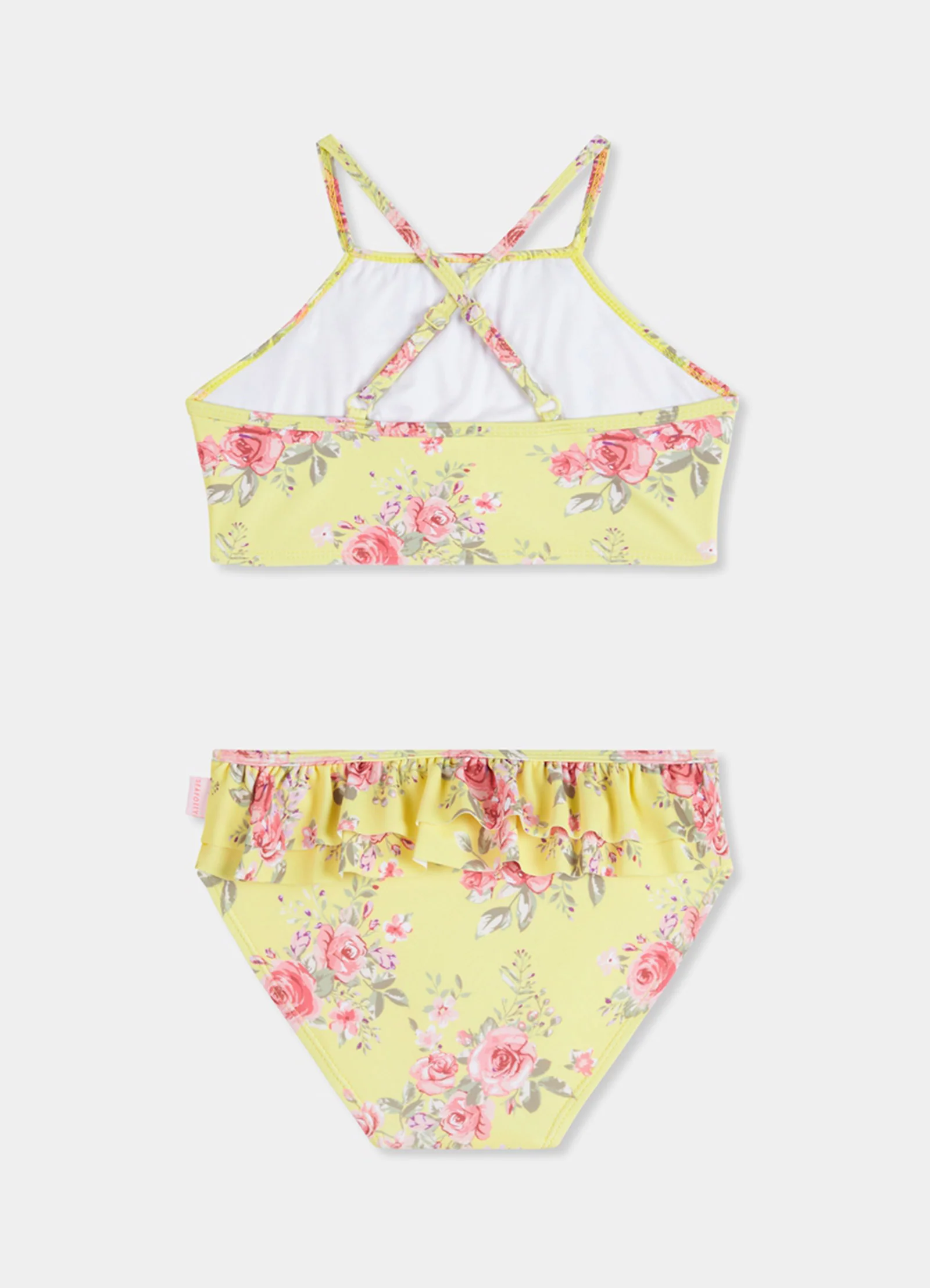 Paradise Garden Girls Multi Ruffle Bikini - Floral - Image 3