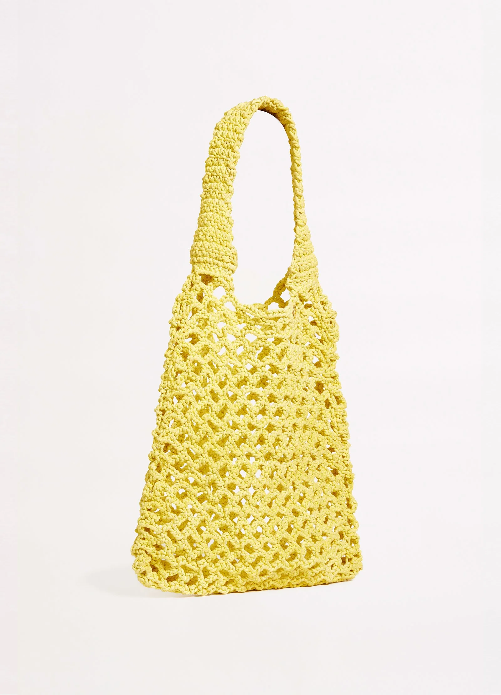 Plaited Rope Tote - Celery - Image 3