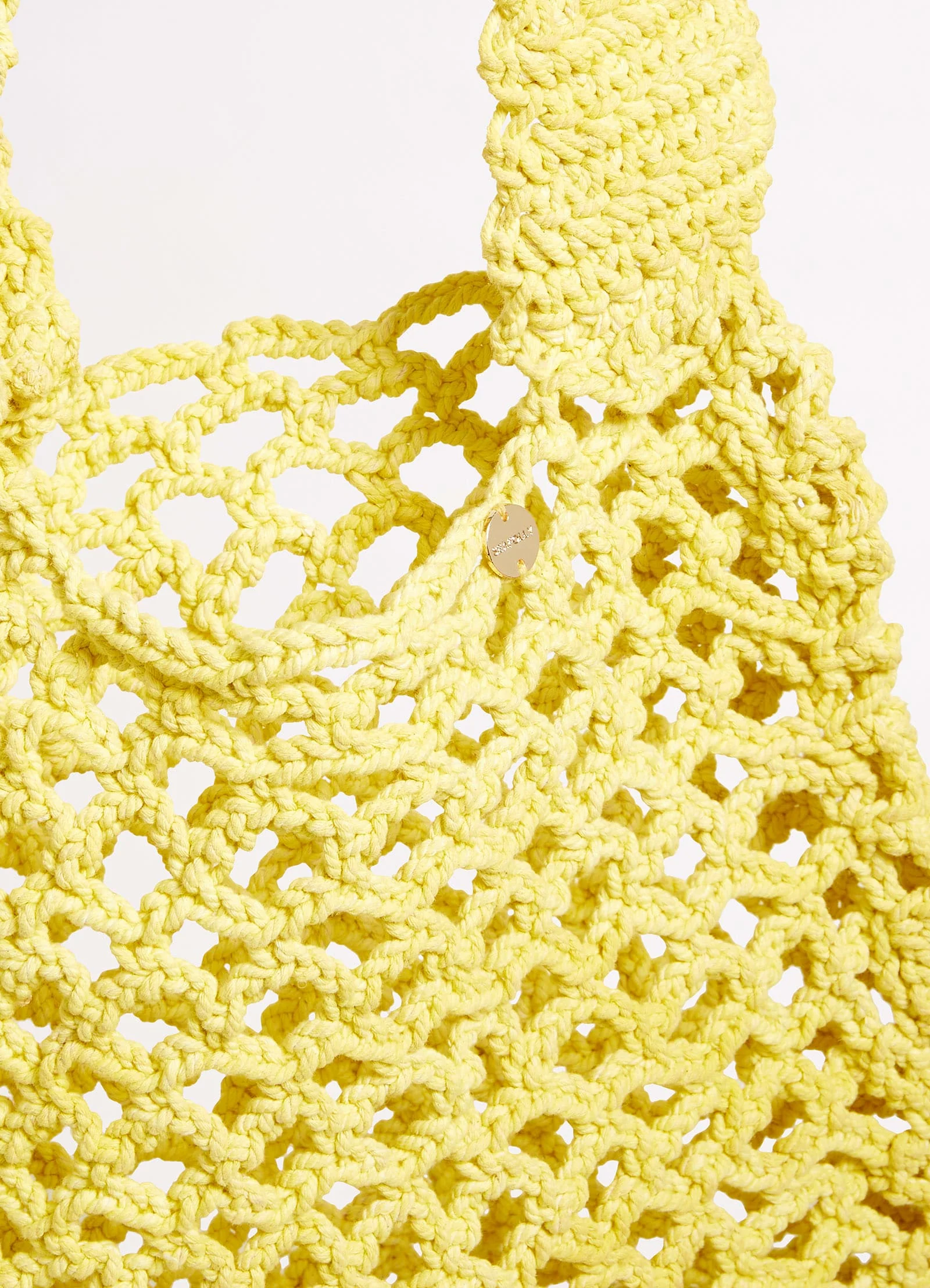Plaited Rope Tote - Celery - Image 5
