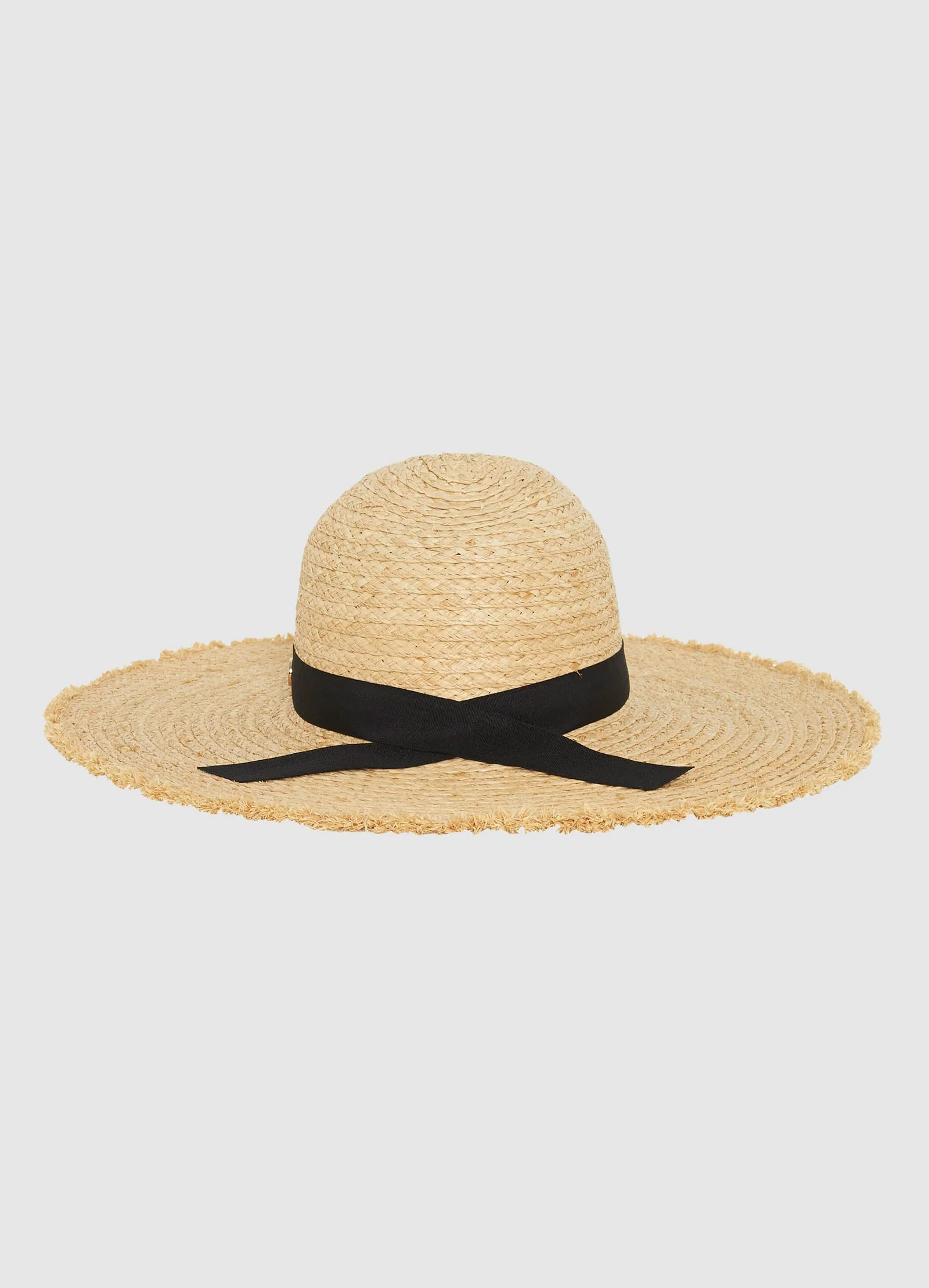 Raffia Panama Hat - Natural - Image 3