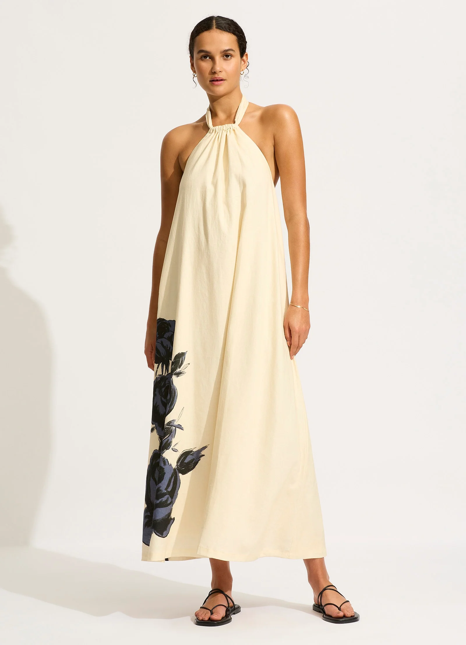 Rococo Maxi Dress  - Black