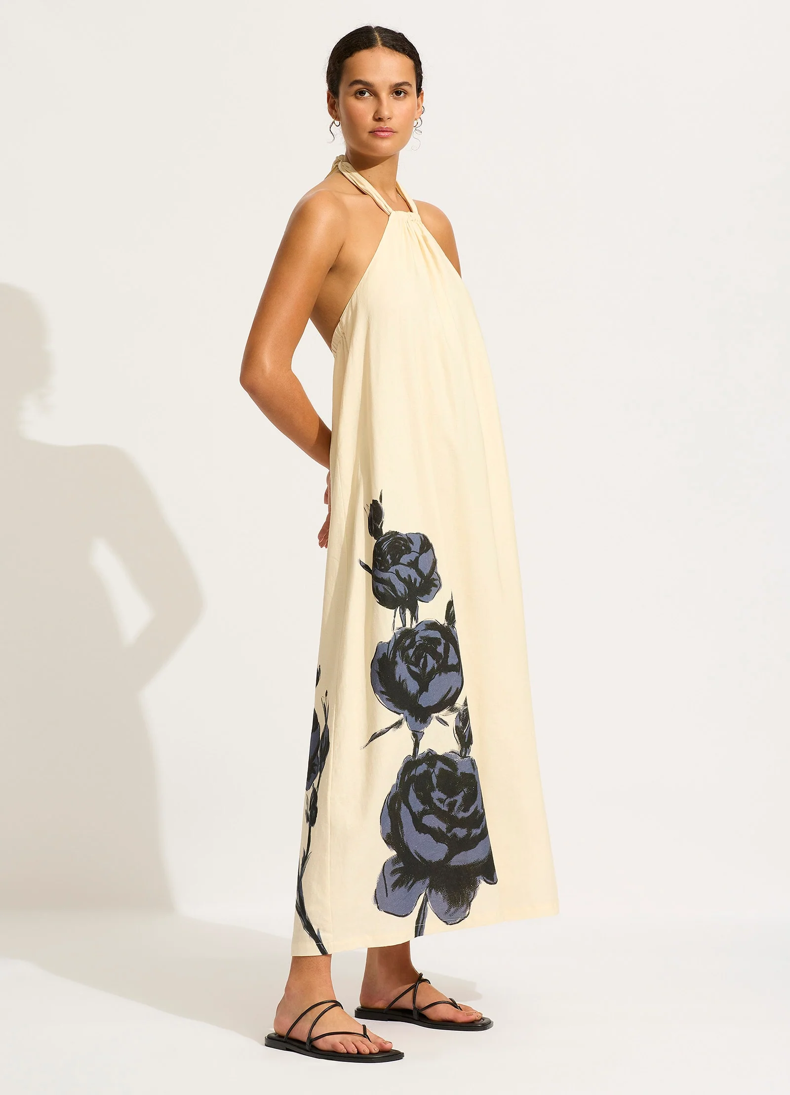 Rococo Maxi Dress  - Black - Image 2