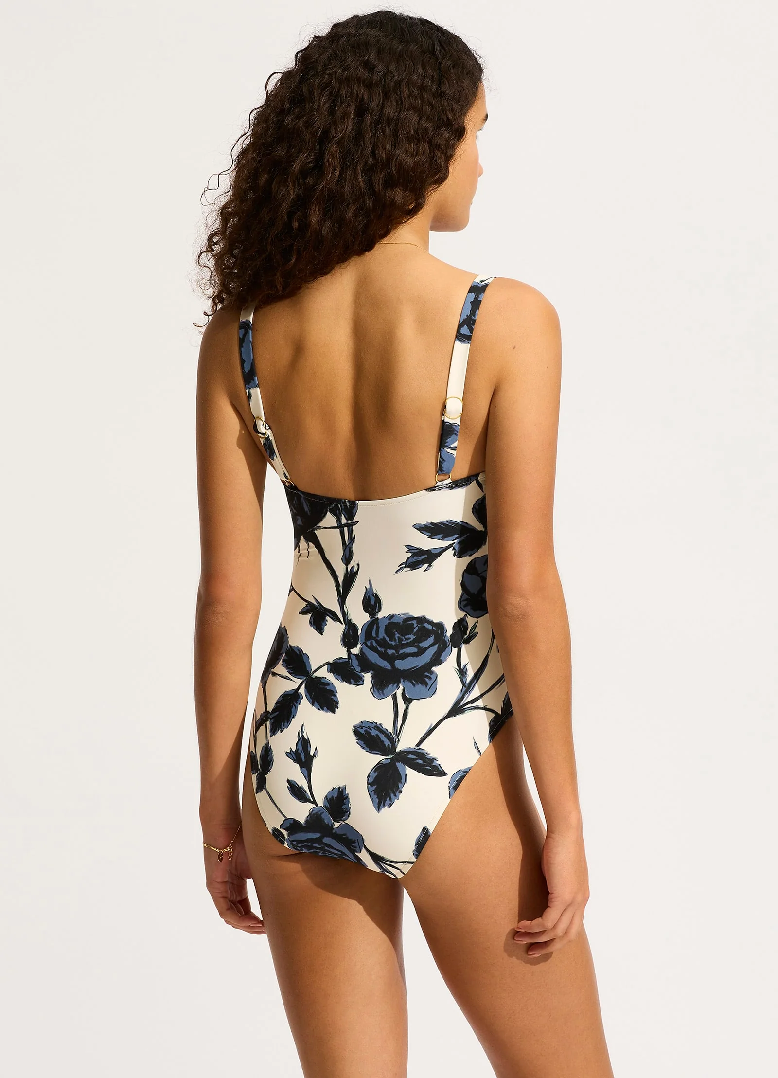 Rococo Ruched Underwire One Piece - Black - Image 3