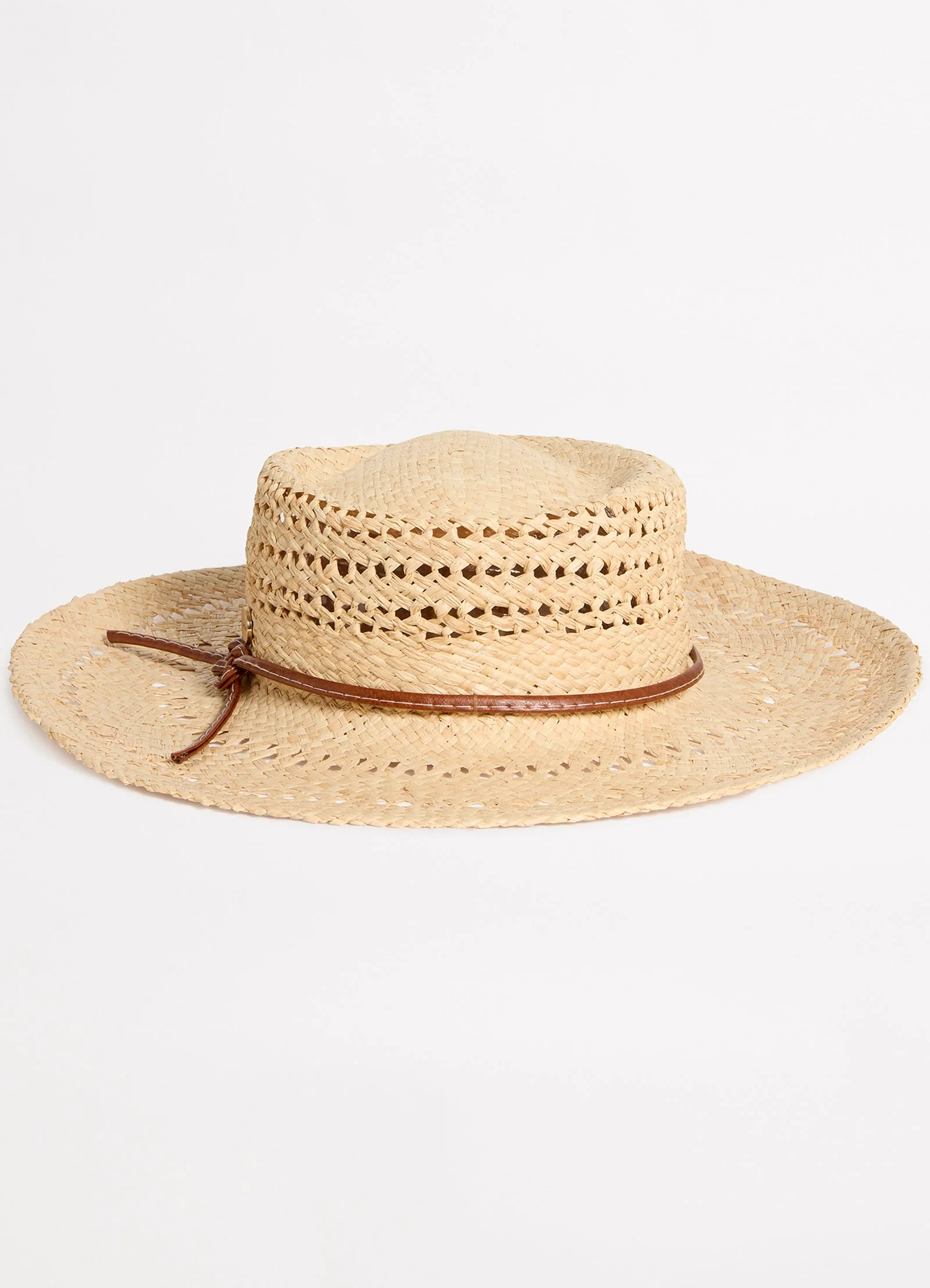 Savona Boater Hat - Natural - Image 2