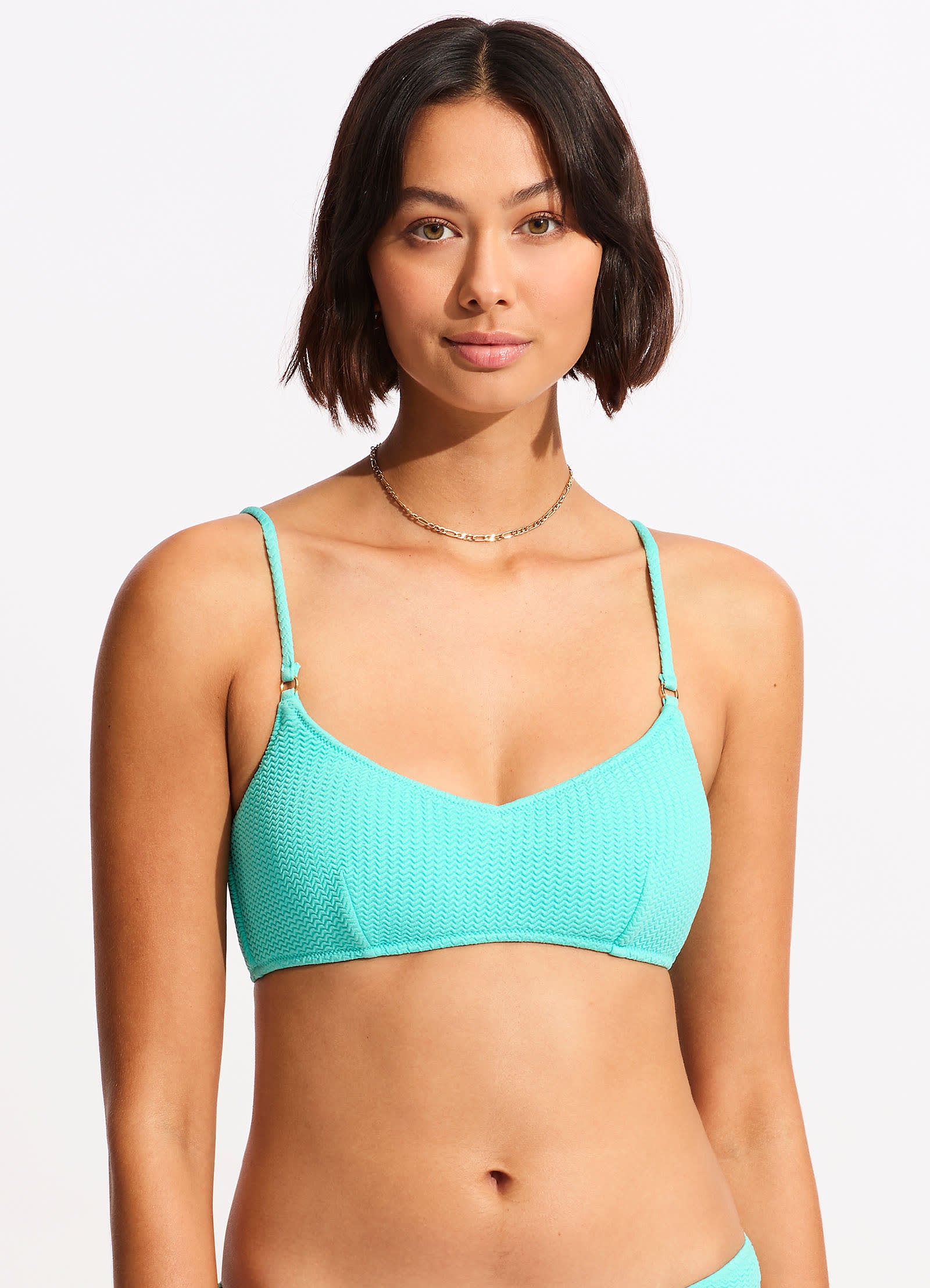 Sea Dive Bralette - Aruba Blue - Image 2