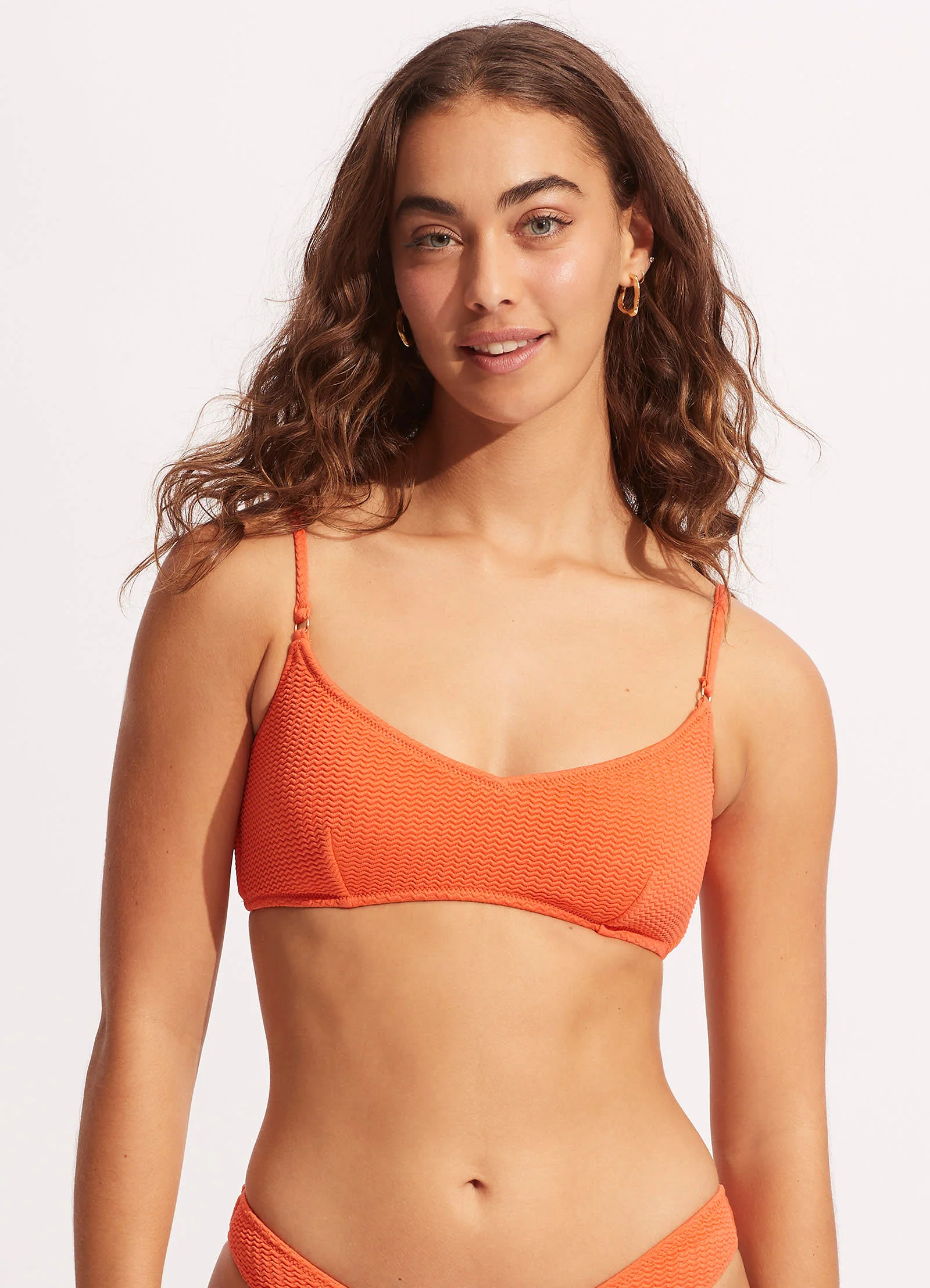 Sea Dive Bralette - Mandarin - Image 2