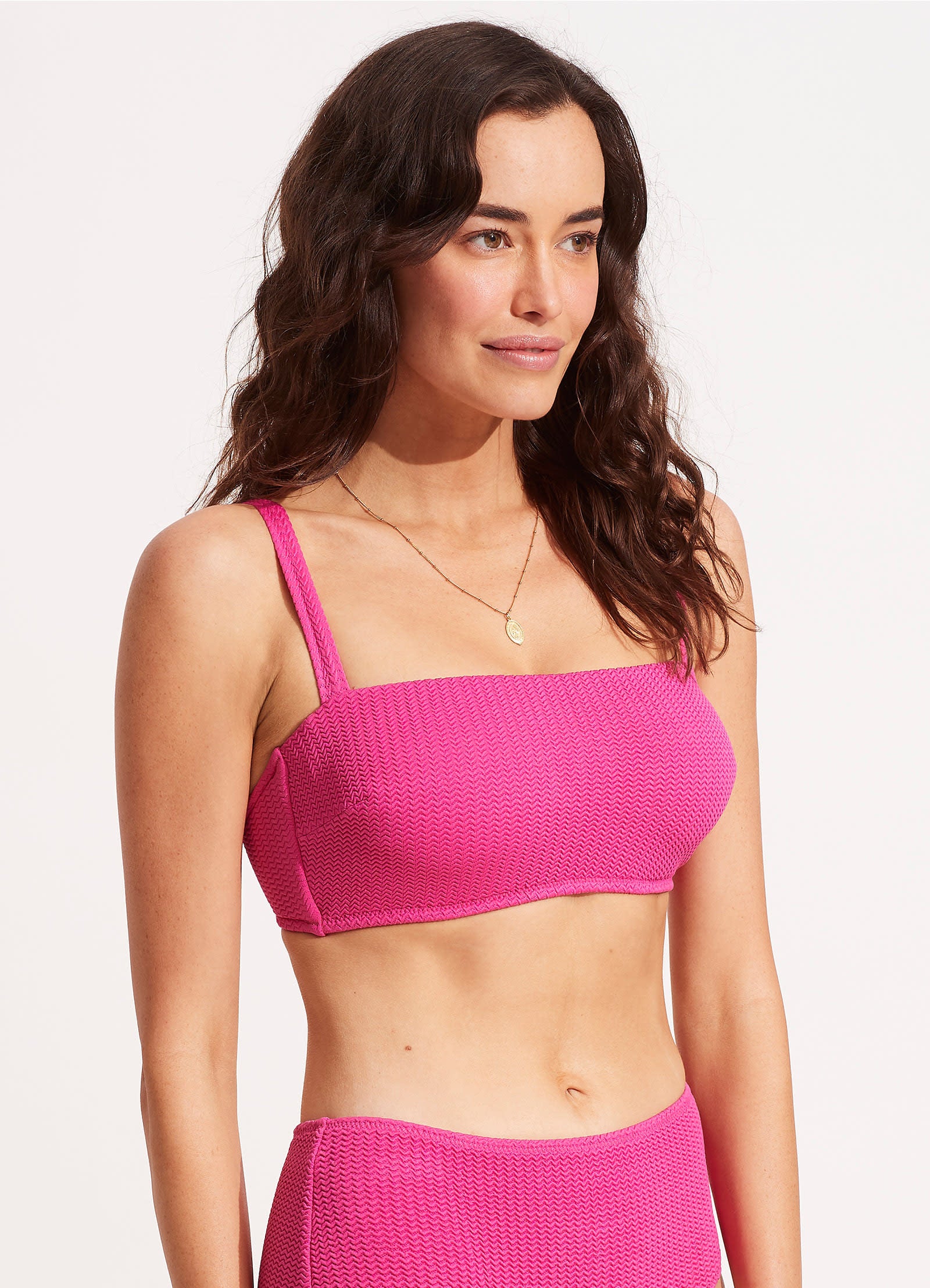 Sea Dive DD Tank Bikini Top - Fuchsia Rose - Image 3