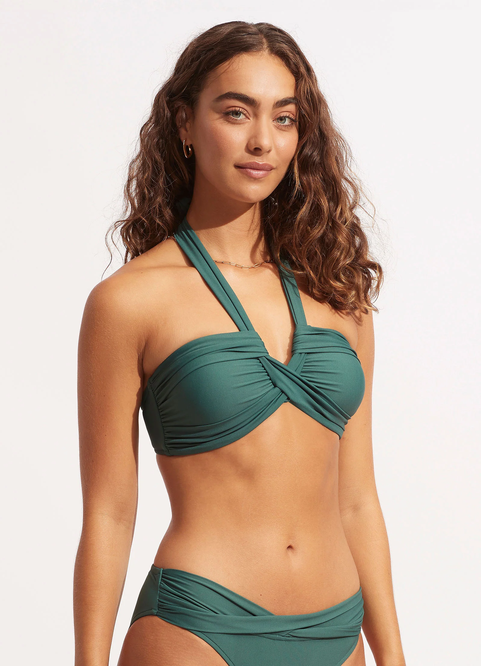 Seafolly Collective Halter Bandeau Bikini Top - Image 3
