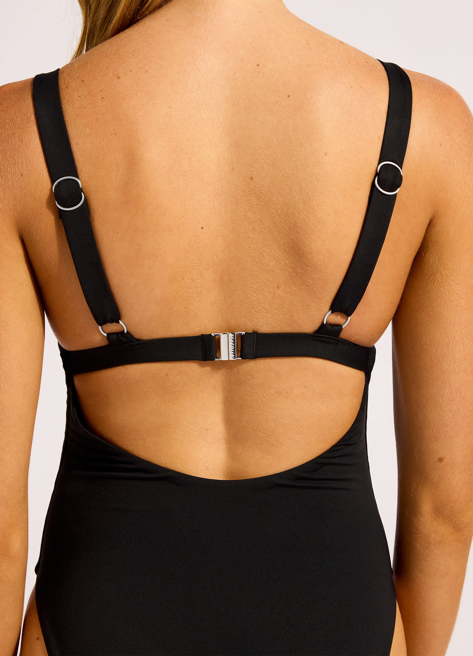 Seafolly Collective Square Neck One Piece Swimsuit - Image 4