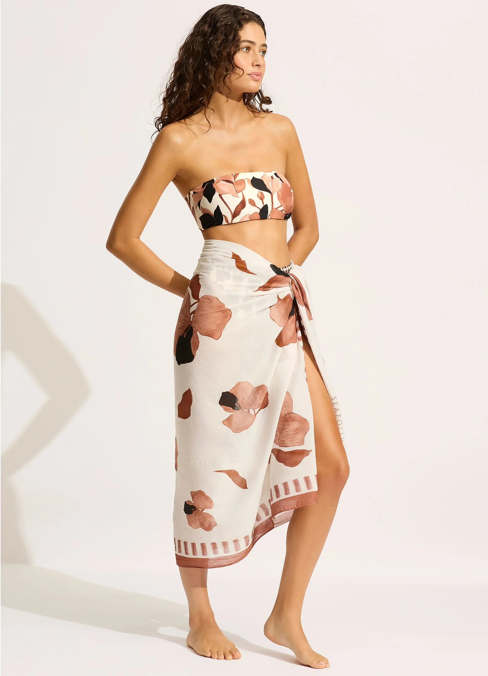 Secret Garden Sarong - Black - Image 2