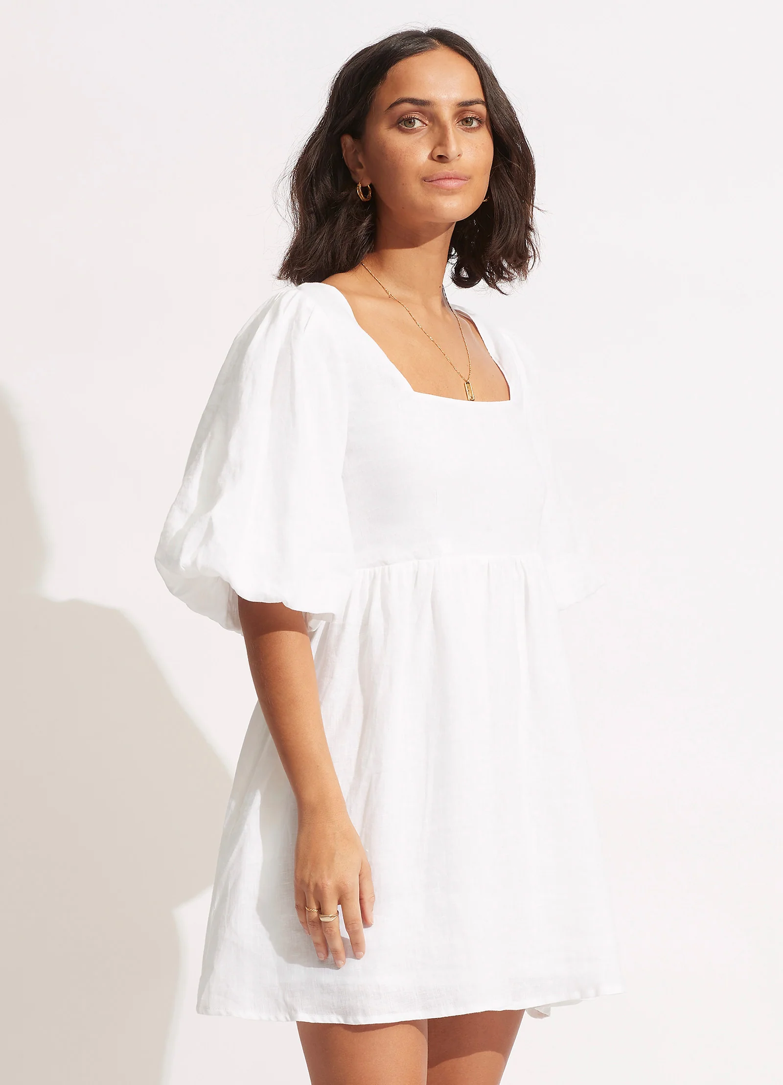 Shoreline Cover Up - White - Image 3