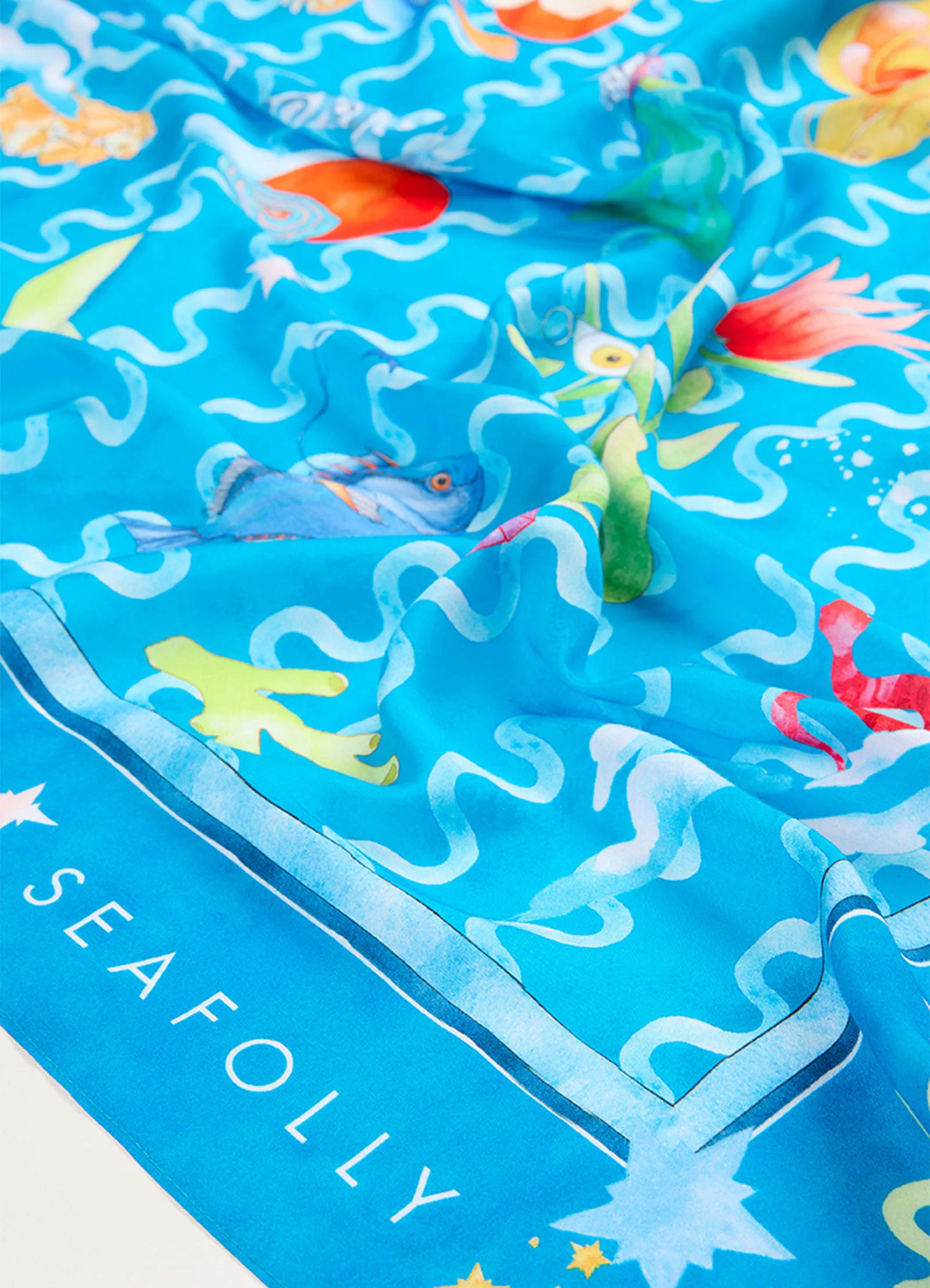 Soundwave Scarf - Turquoise - Image 6