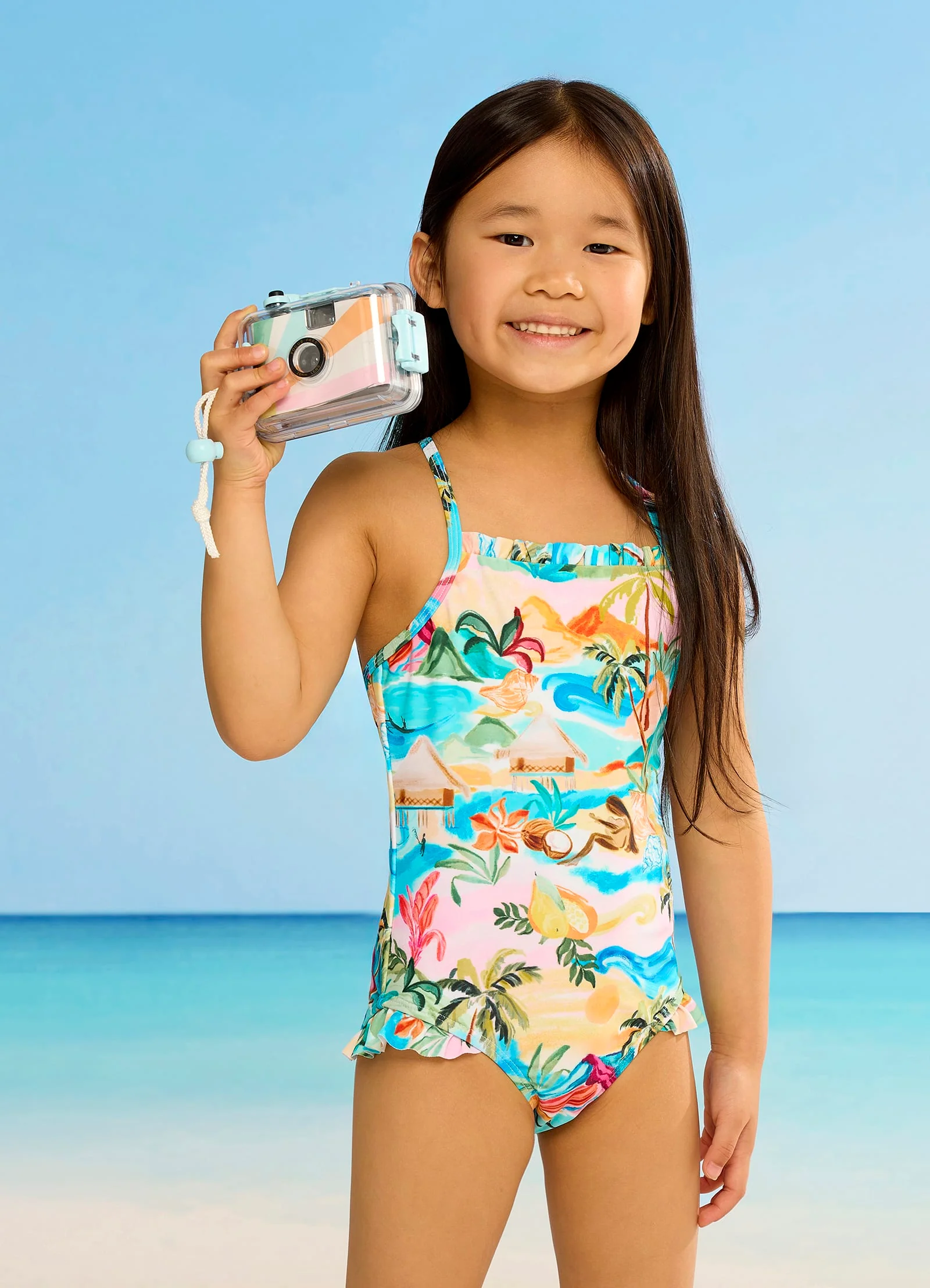 South Pacific Frill One Piece - South Pacific