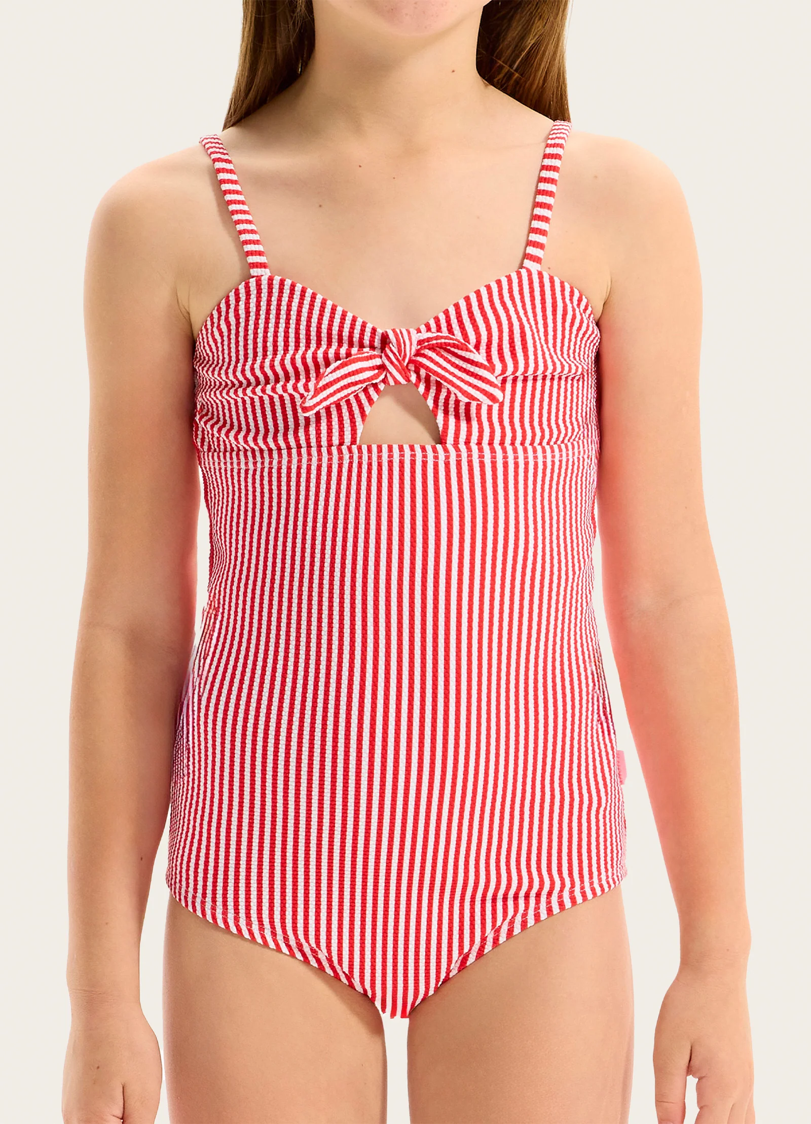 Stripe Chilli One Piece Swimsuit - Image 3