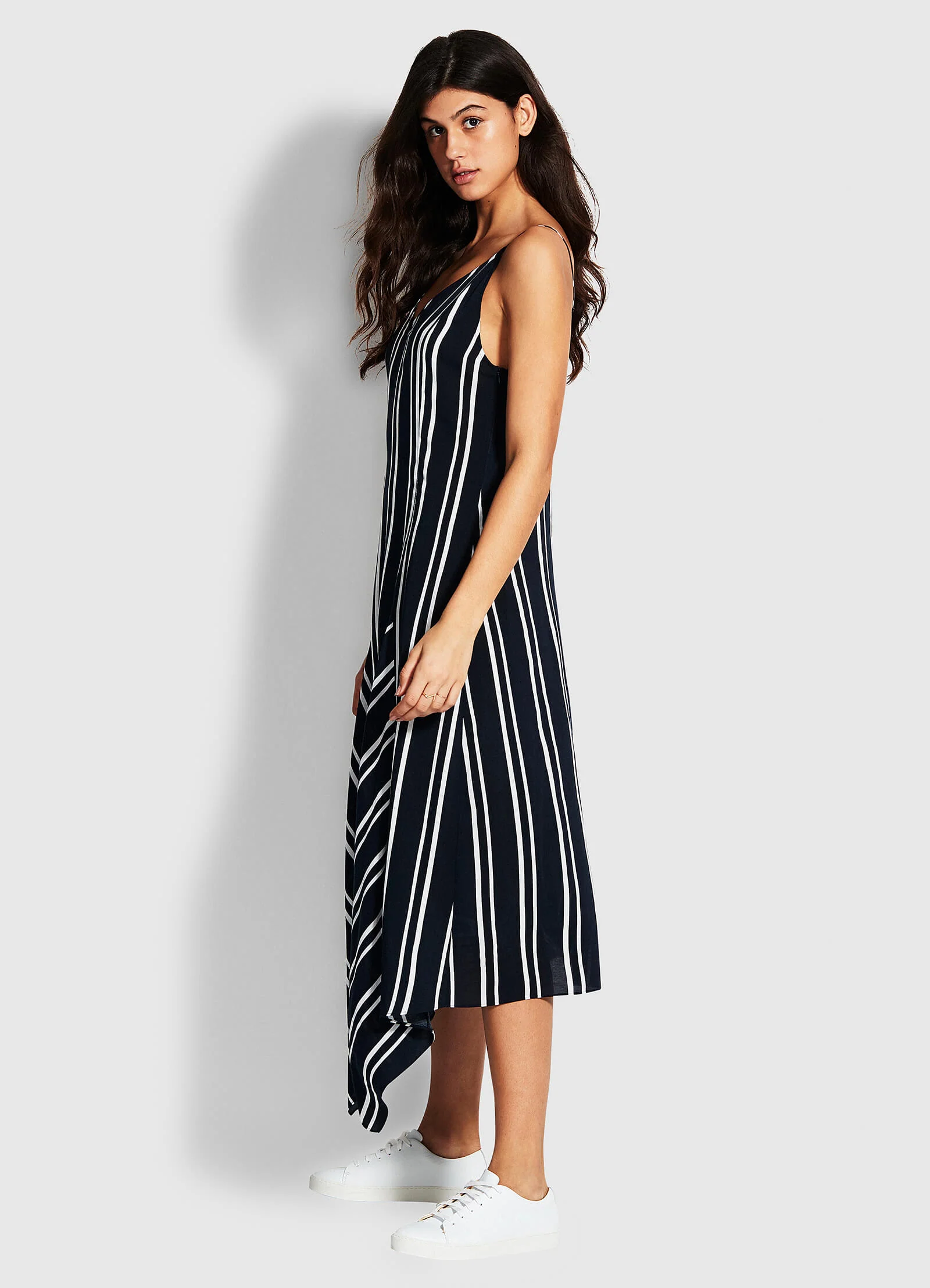 Summer Sea Stripe Dress - Navy Stripe - Image 2