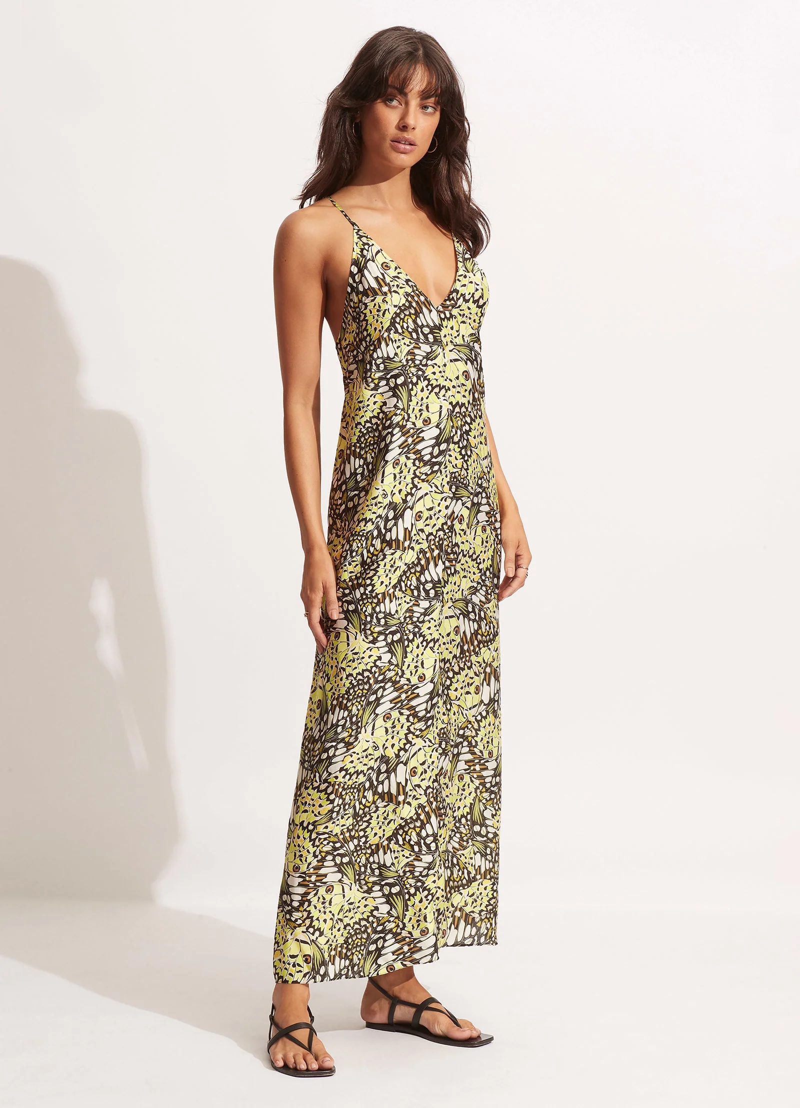 Take Flight Slip Dress - Wild Lime - Image 2