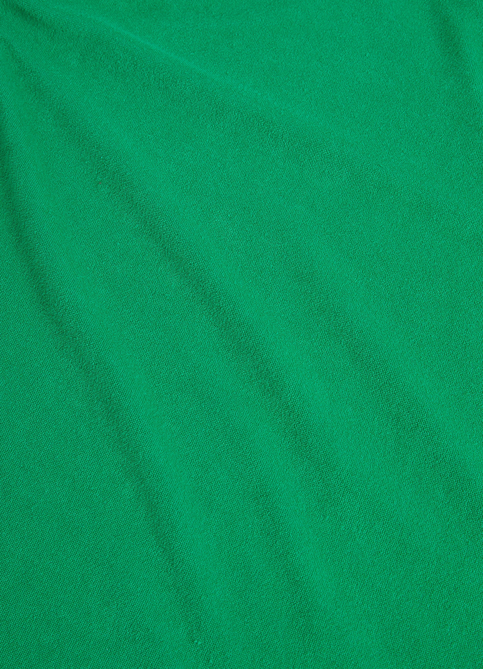 Terry Polo Top - Green - Image 6