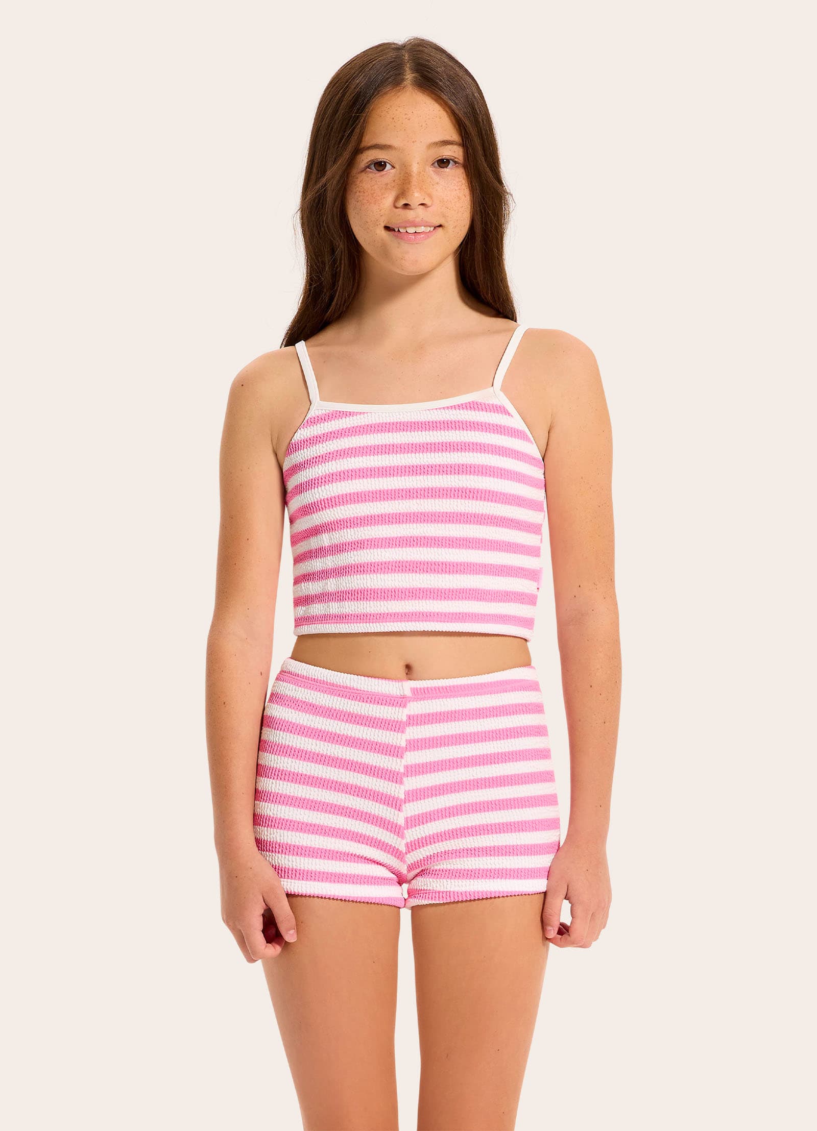 Textured Tankini Set - Image 2