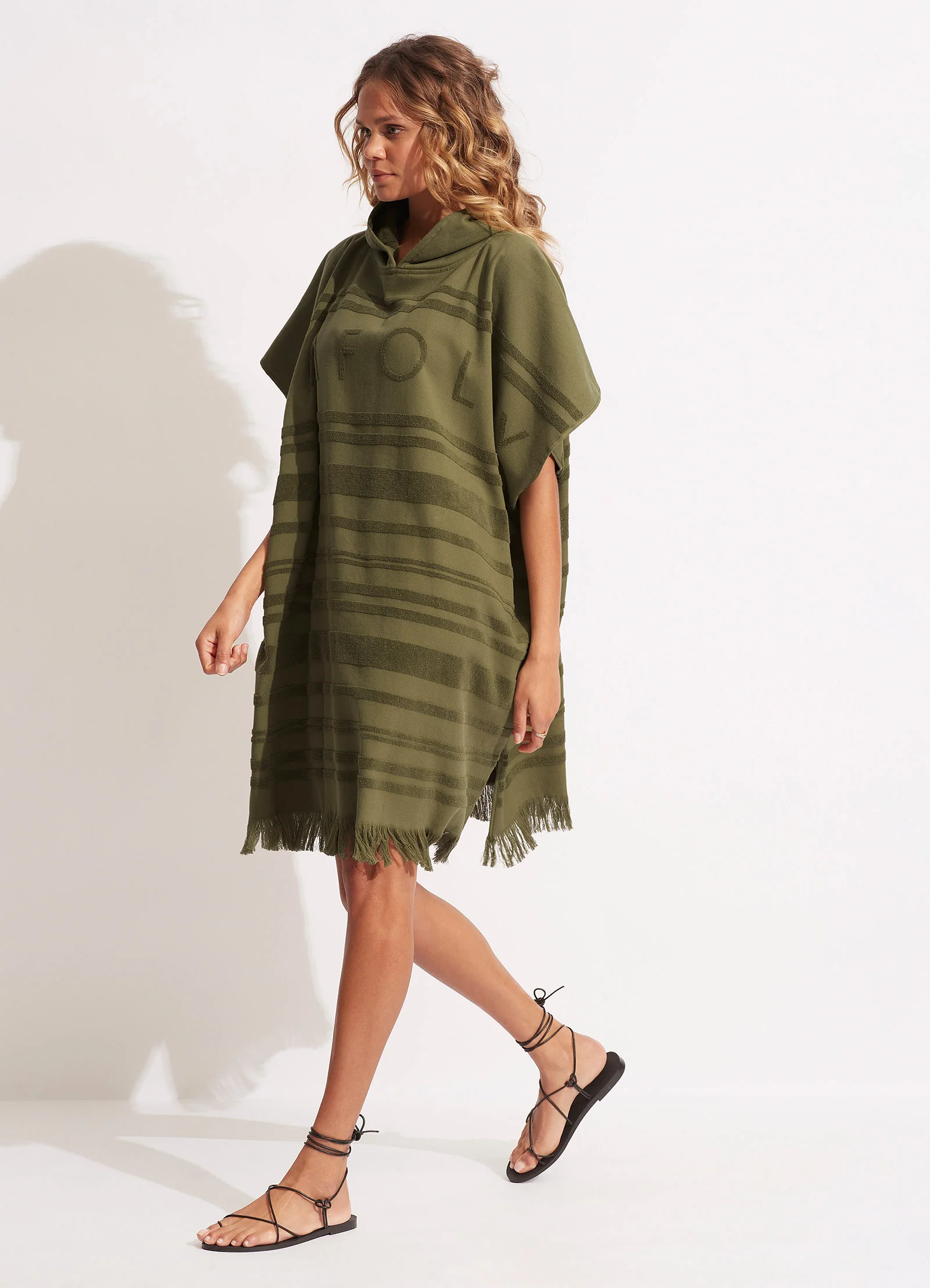 Towel Poncho - Avocado - Image 4