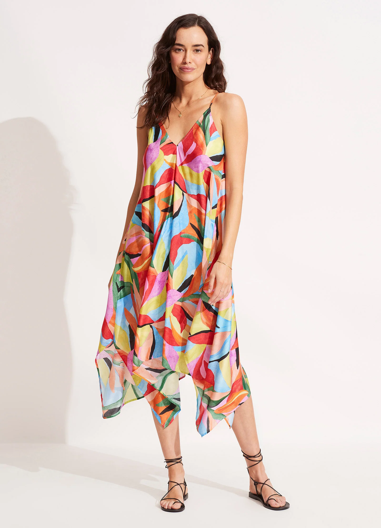 Tropfest Scarf Dress - Aquamarine - Image 2
