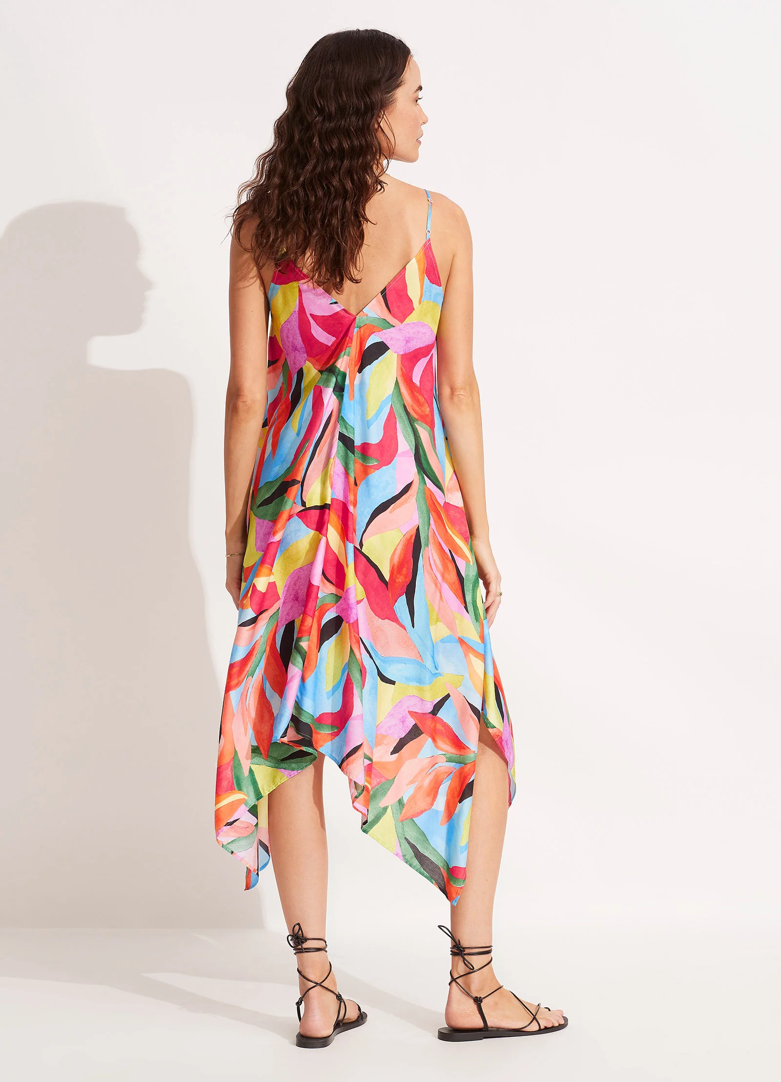 Tropfest Scarf Dress - Aquamarine - Image 4