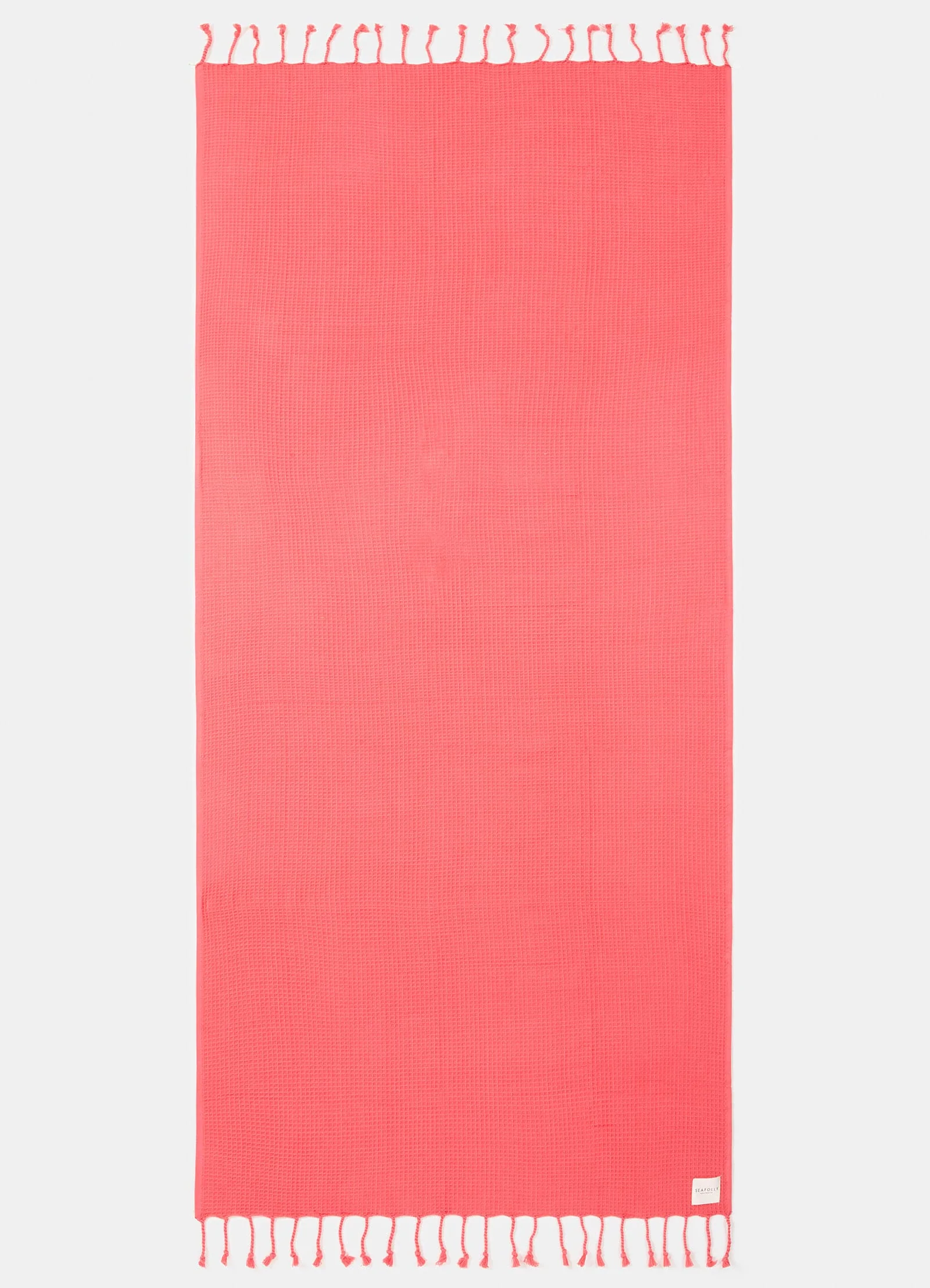 Waffle Towel & Tote Set - Sun Kissed Coral - Image 7