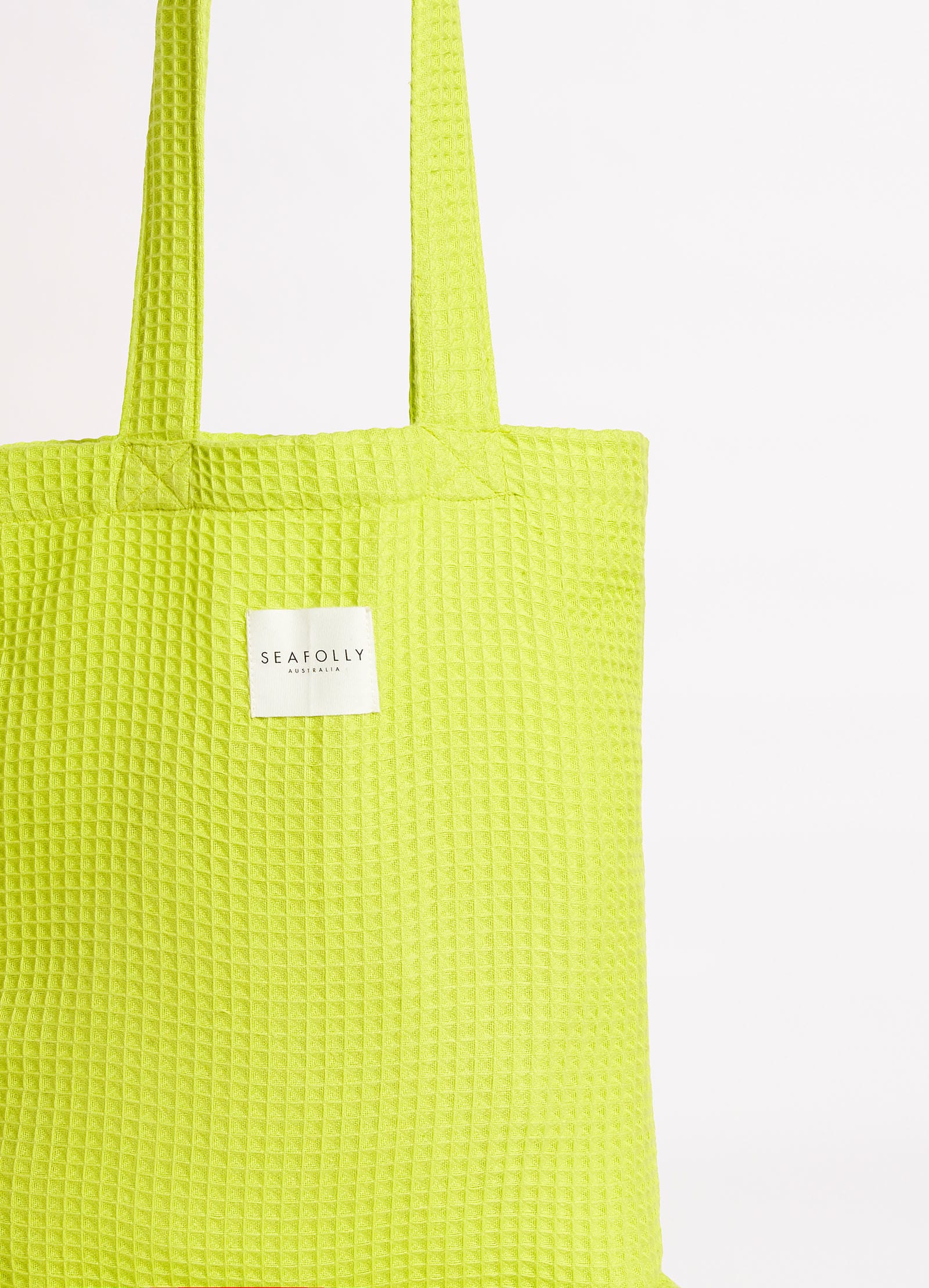Waffle Towel & Tote Set - Wild Lime - Image 4
