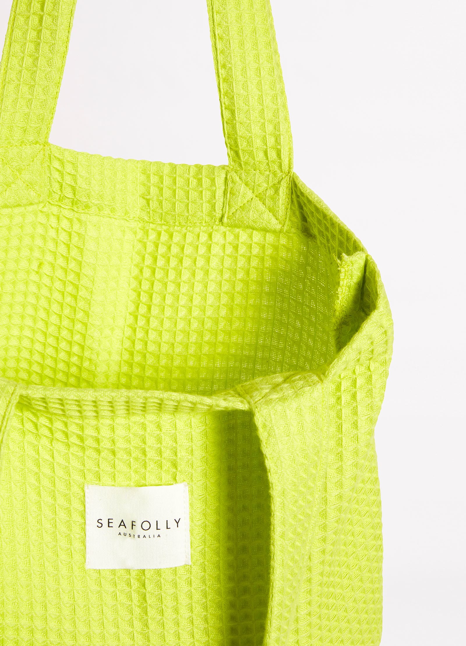 Waffle Towel & Tote Set - Wild Lime - Image 5
