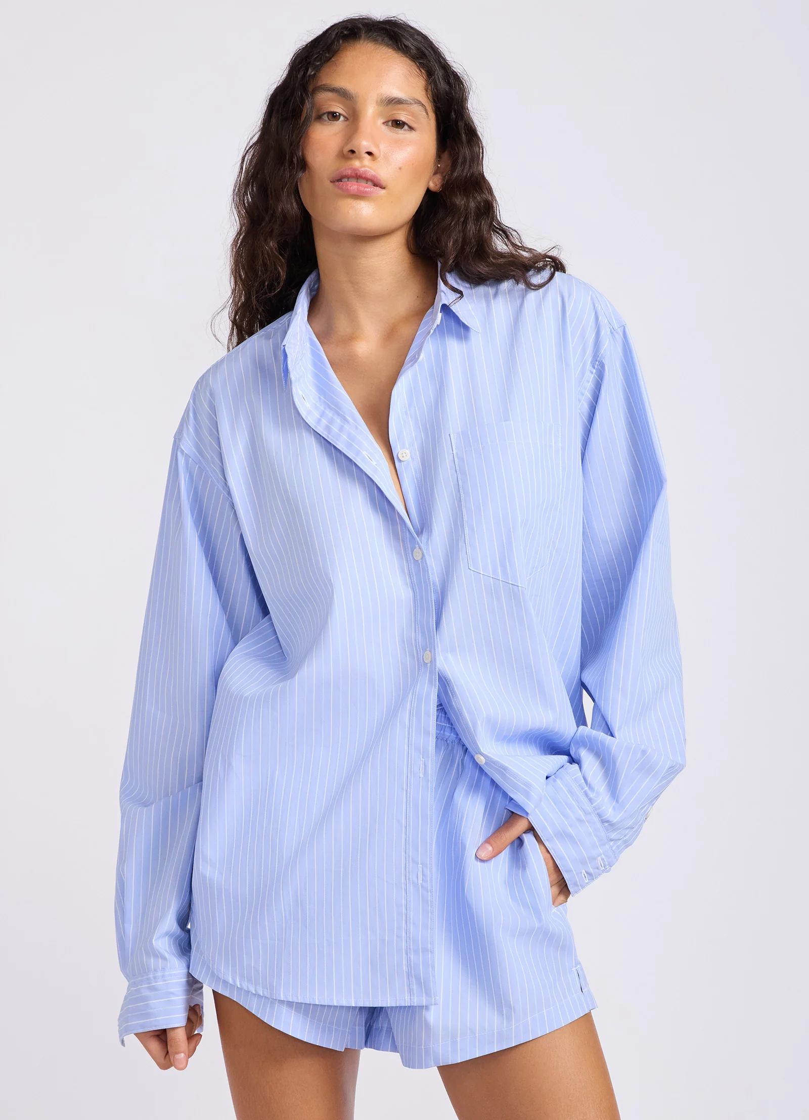 Stripe Oversized Shirt - Image 2